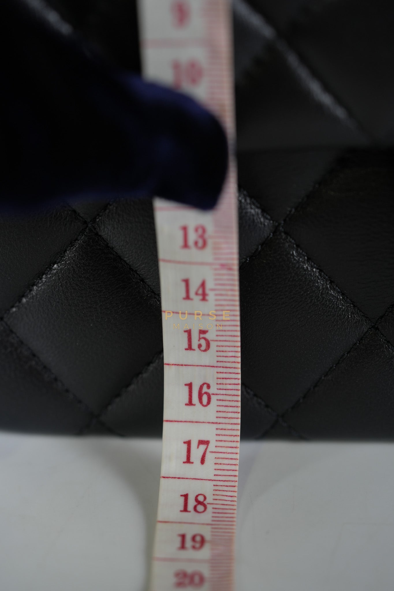 Camellia Crush Flap Medium in Black Lambskin Leather Aged Gold Hardware (Microchip) | Purse Maison Luxury Bags Shop