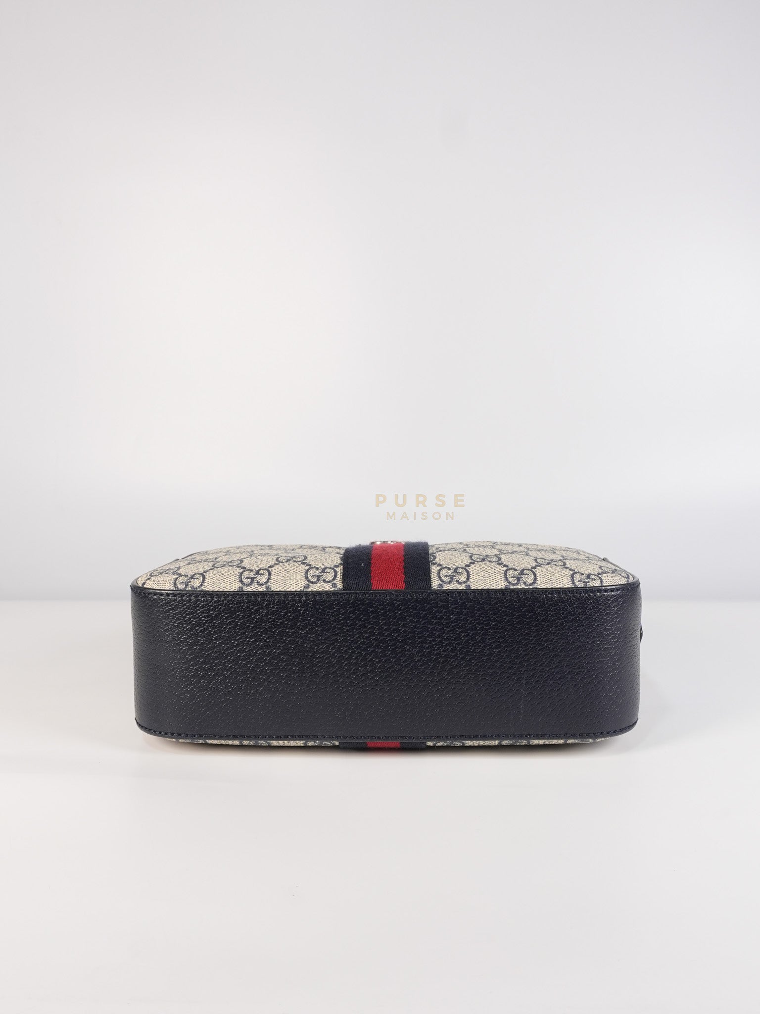 Camera Bag Ophidia Supreme Canvas and Navy Blue Cross Body Bag | Purse Maison Luxury Bags Shop