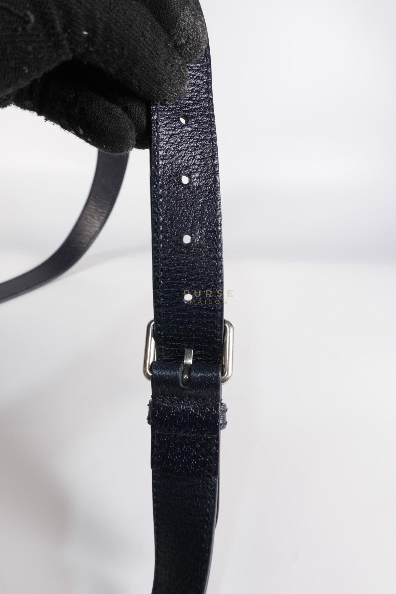 Camera Bag Ophidia Supreme Canvas and Navy Blue Cross Body Bag | Purse Maison Luxury Bags Shop