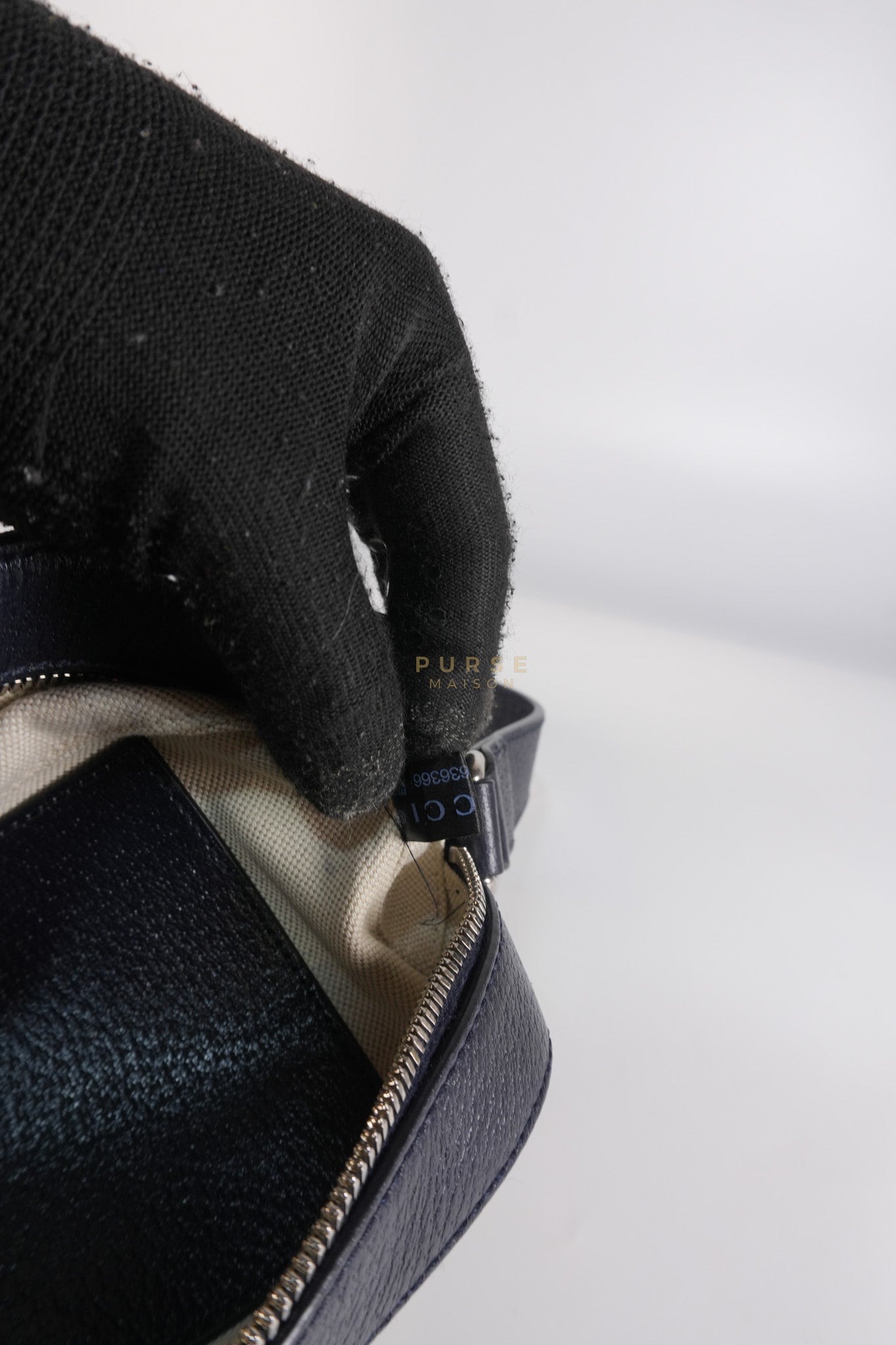 Camera Bag Ophidia Supreme Canvas and Navy Blue Cross Body Bag | Purse Maison Luxury Bags Shop
