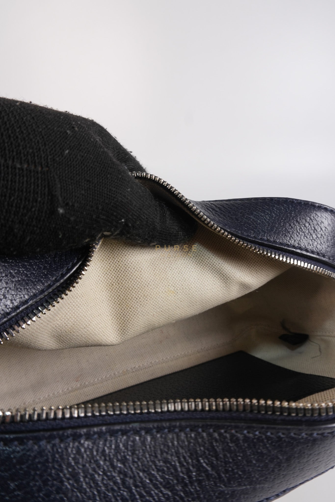 Camera Bag Ophidia Supreme Canvas and Navy Blue Cross Body Bag | Purse Maison Luxury Bags Shop
