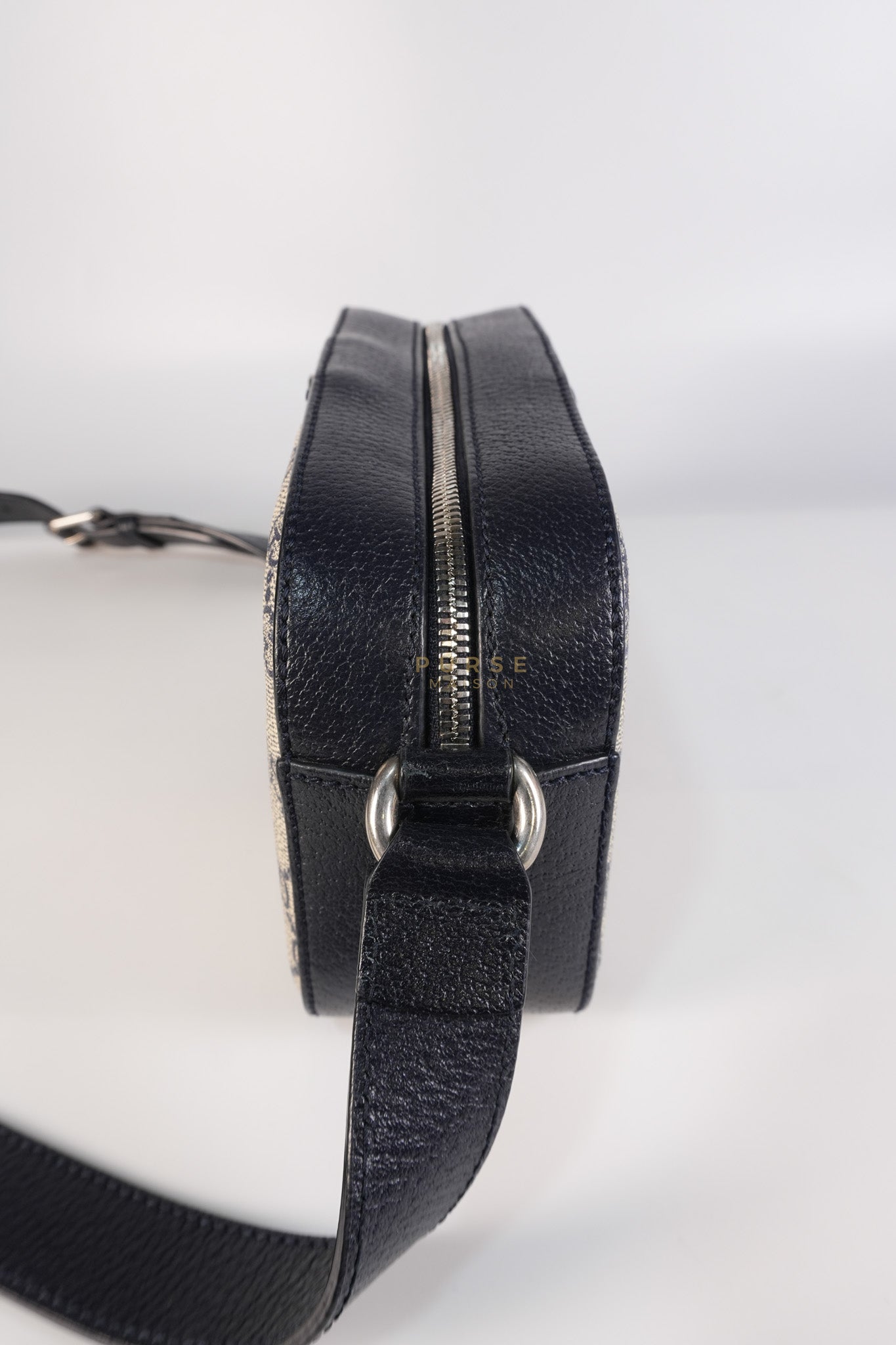 Camera Bag Ophidia Supreme Canvas and Navy Blue Cross Body Bag | Purse Maison Luxury Bags Shop