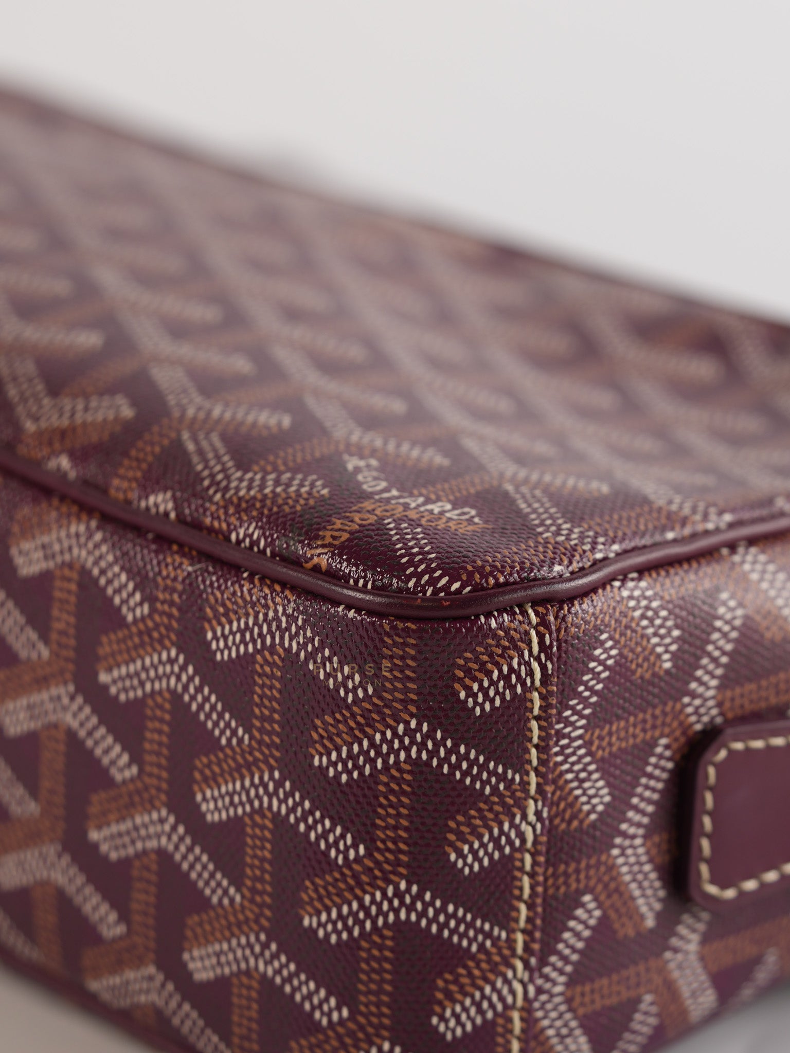 Cap Vert Bordeaux Goyardine Canvas Crossbody Bag | Purse Maison Luxury Bags Shop