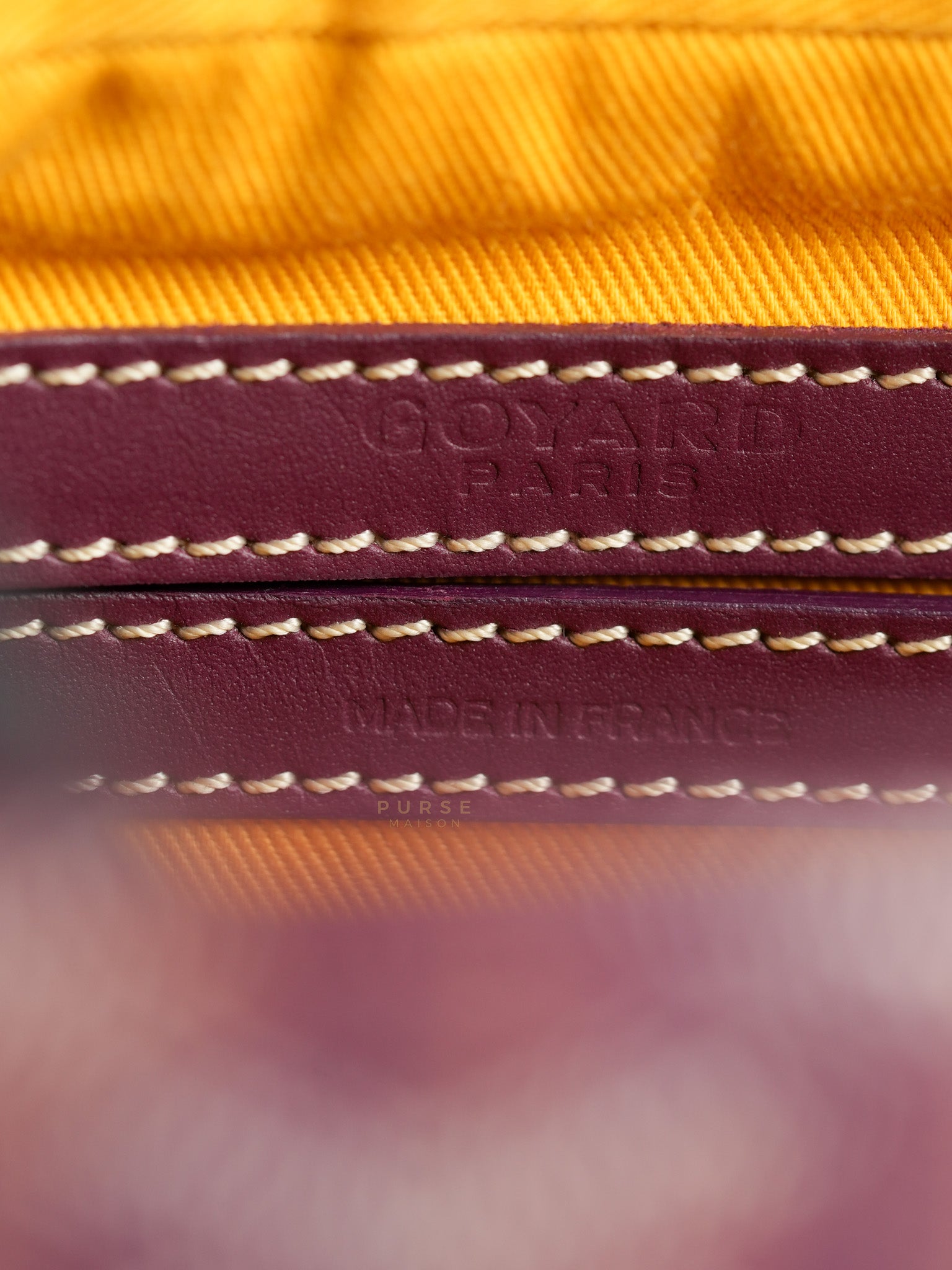 Cap Vert Bordeaux Goyardine Canvas Crossbody Bag | Purse Maison Luxury Bags Shop