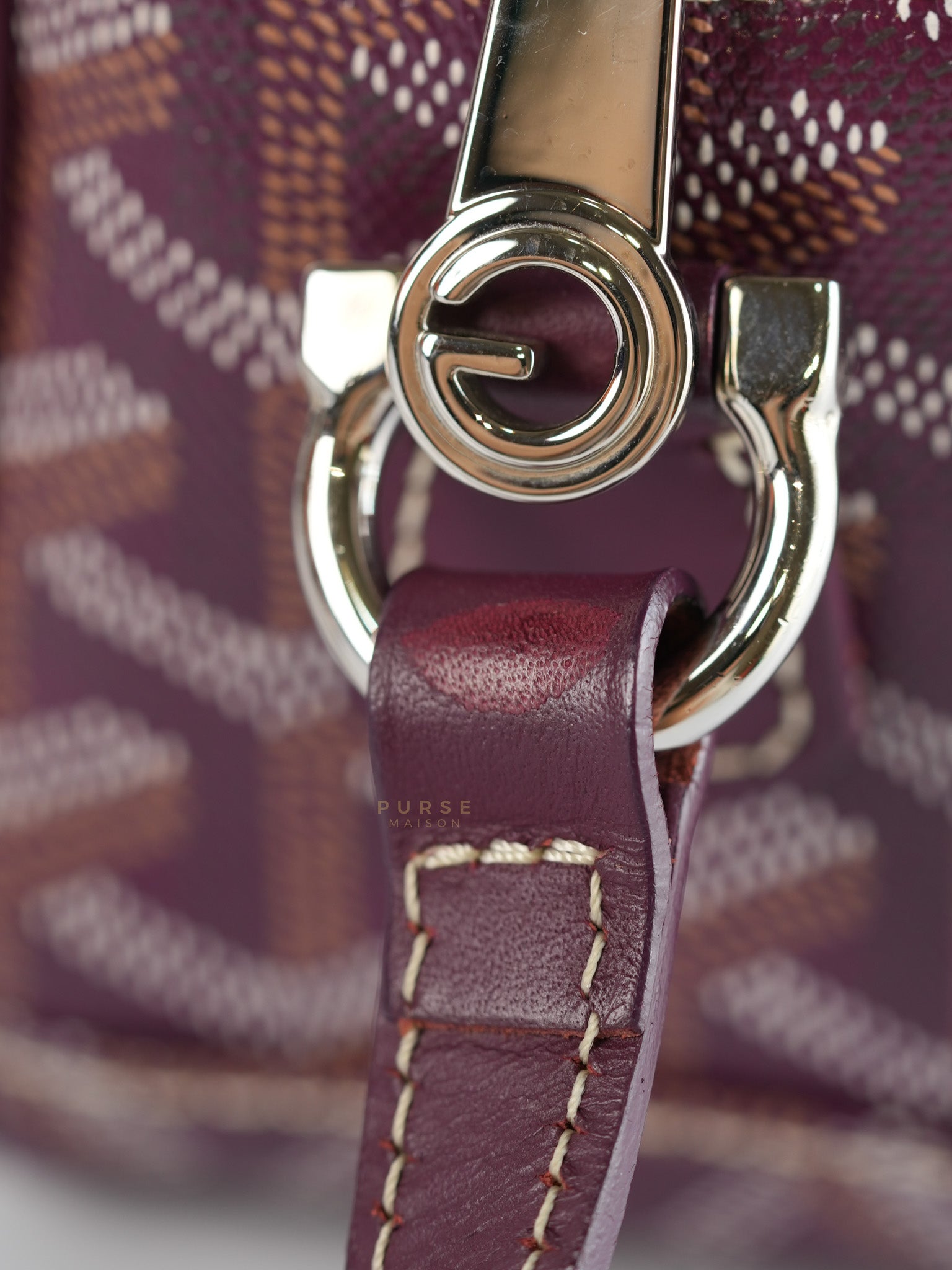 Cap Vert Bordeaux Goyardine Canvas Crossbody Bag | Purse Maison Luxury Bags Shop