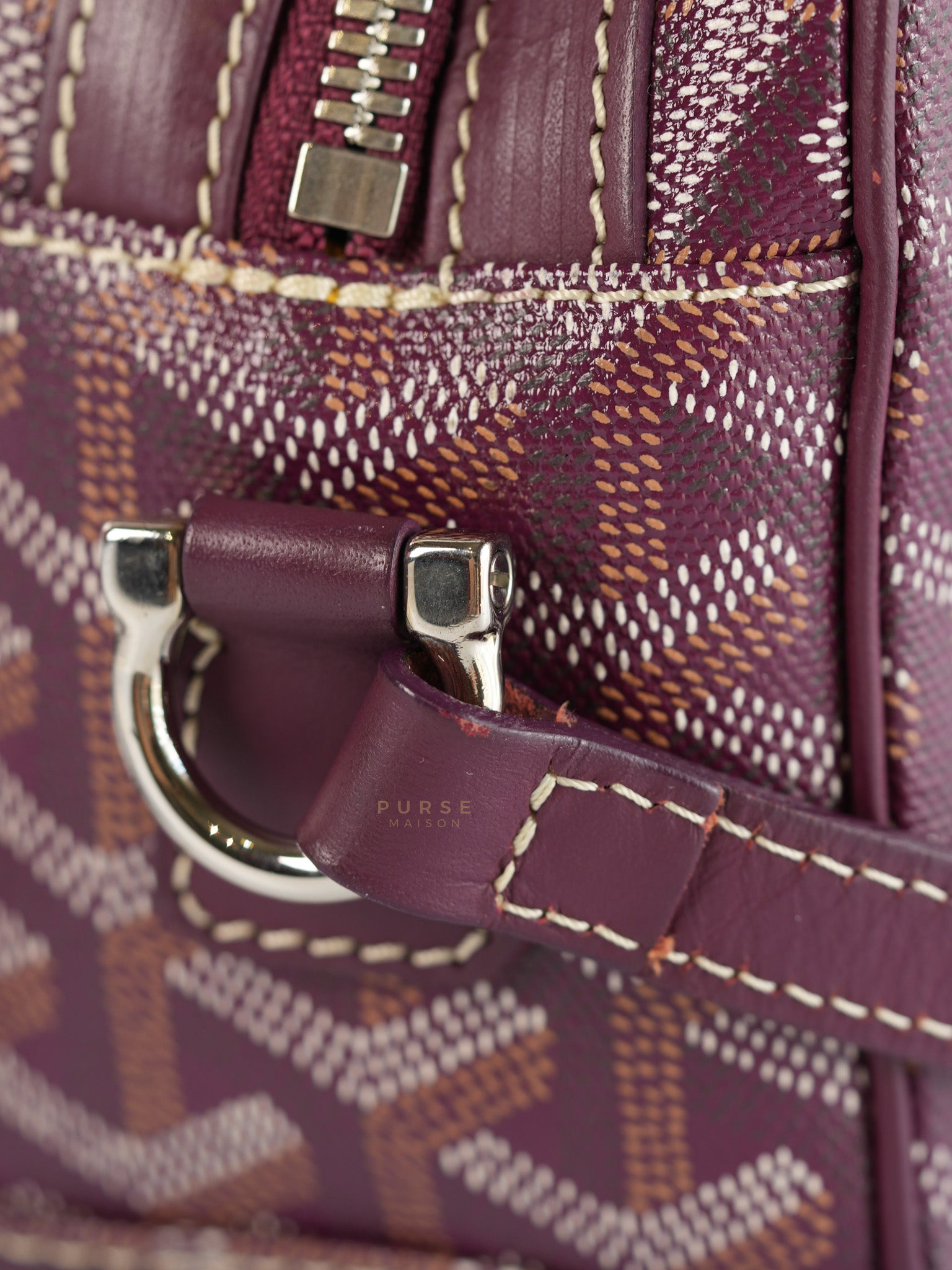 Cap Vert Bordeaux Goyardine Canvas Crossbody Bag | Purse Maison Luxury Bags Shop