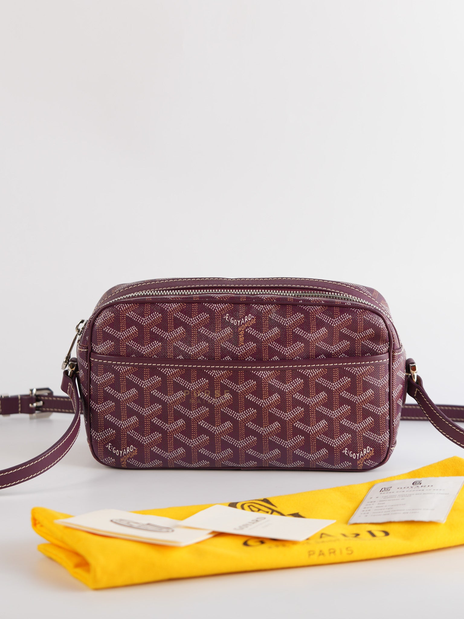 Cap Vert Bordeaux Goyardine Canvas Crossbody Bag | Purse Maison Luxury Bags Shop