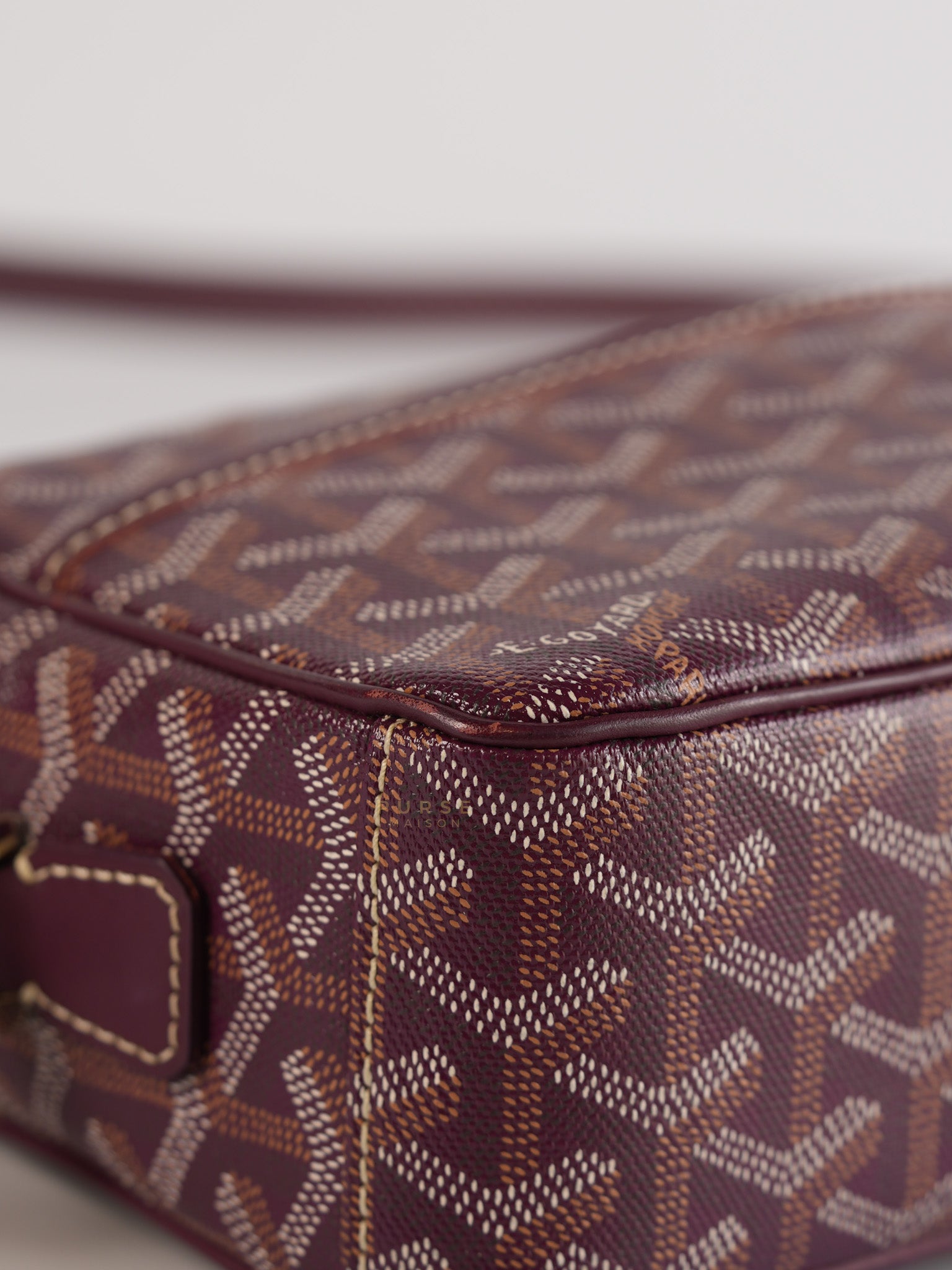 Cap Vert Bordeaux Goyardine Canvas Crossbody Bag | Purse Maison Luxury Bags Shop