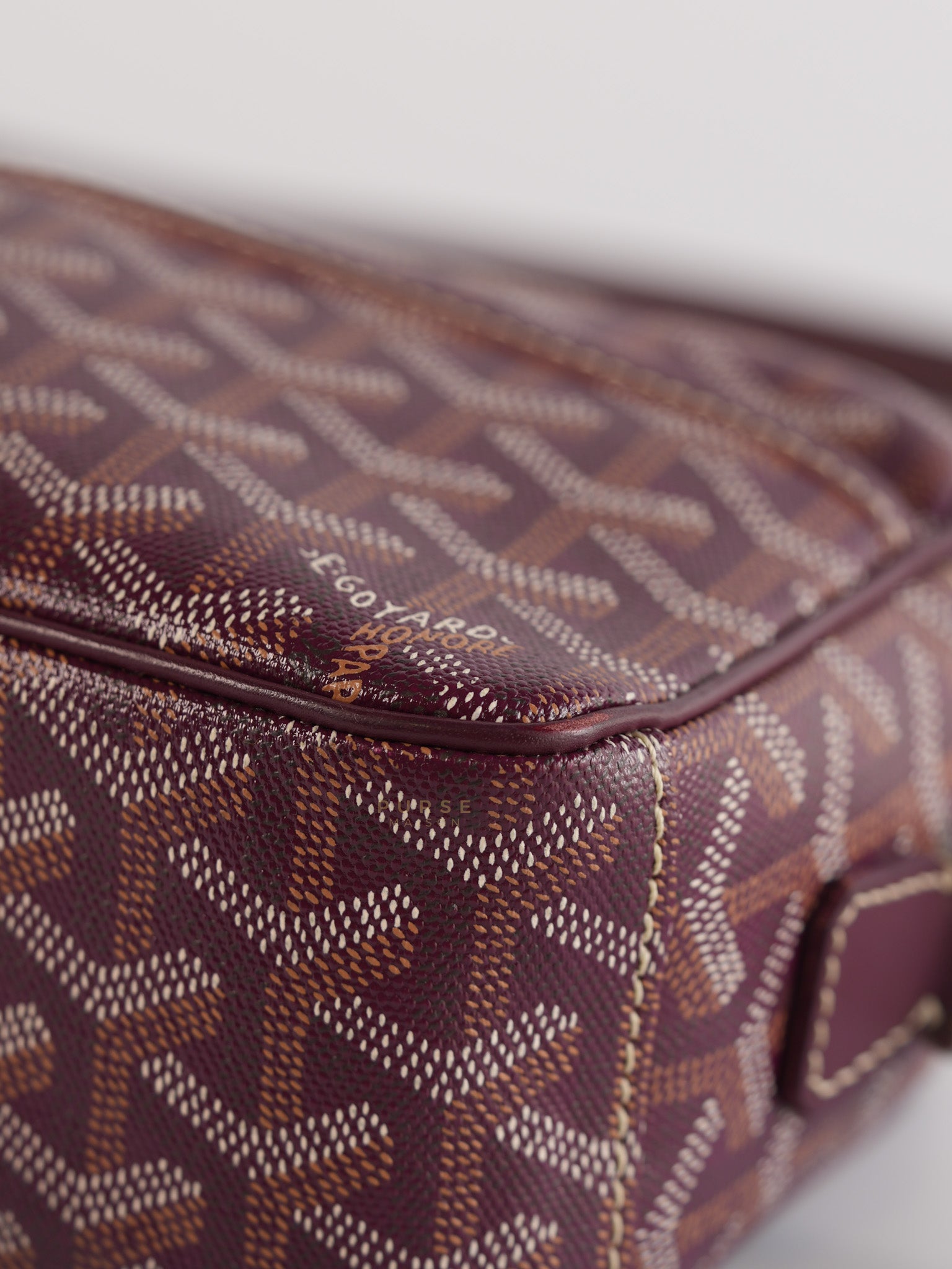 Cap Vert Bordeaux Goyardine Canvas Crossbody Bag | Purse Maison Luxury Bags Shop