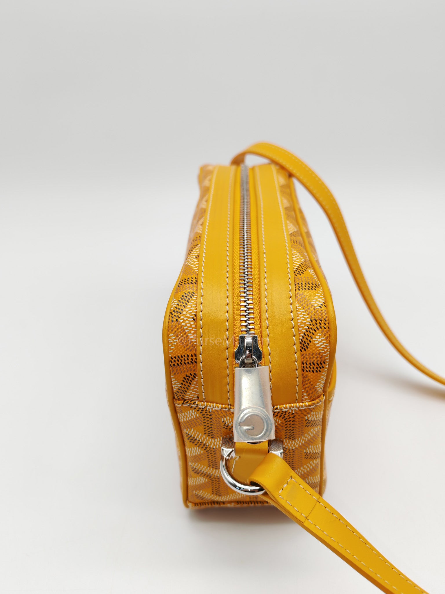 Cap Vert Crossbody Bag PM in Yellow Goyardine Canvas | Purse Maison Luxury Bags Shop