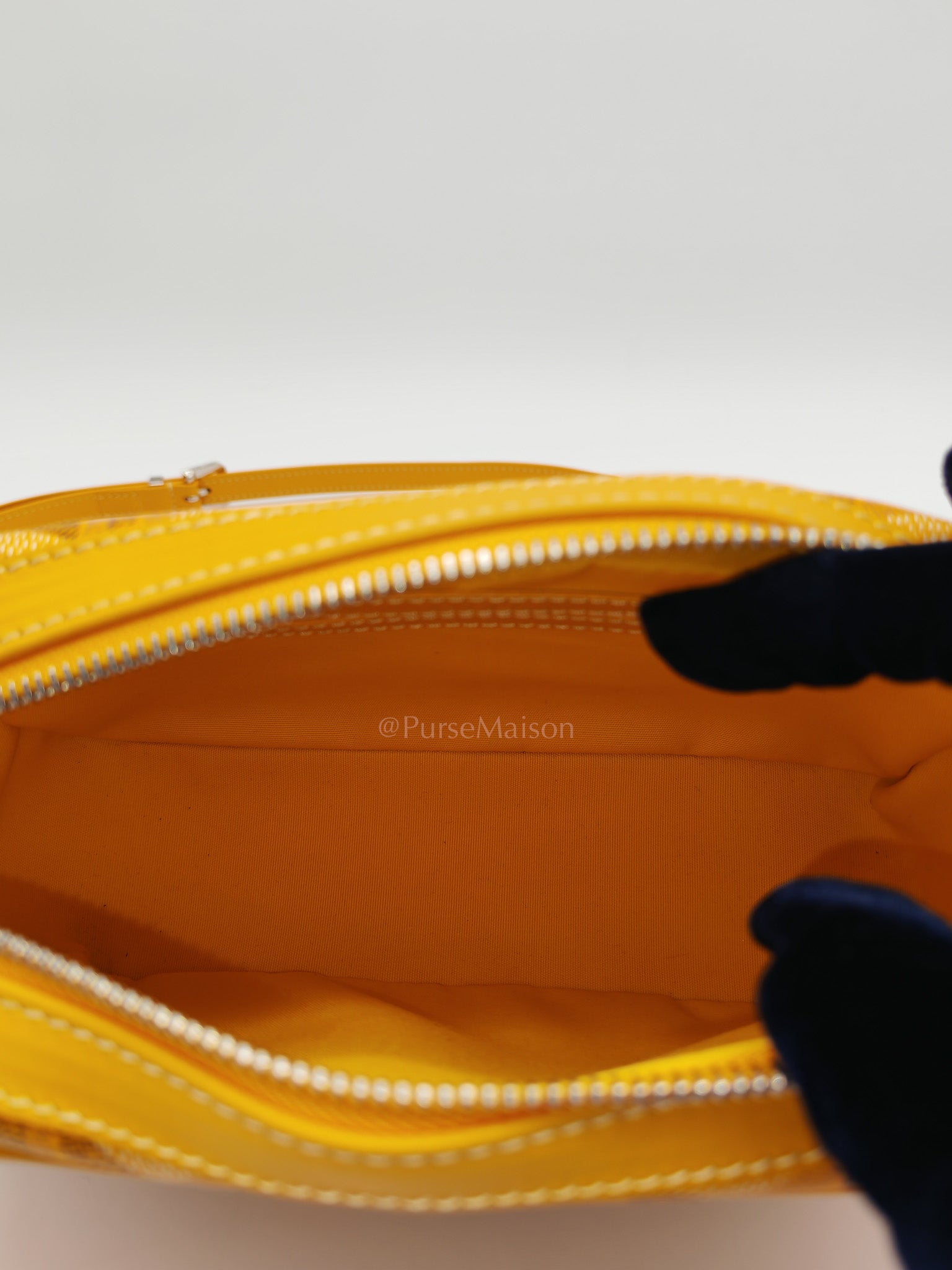 Cap Vert Crossbody Bag PM in Yellow Goyardine Canvas | Purse Maison Luxury Bags Shop