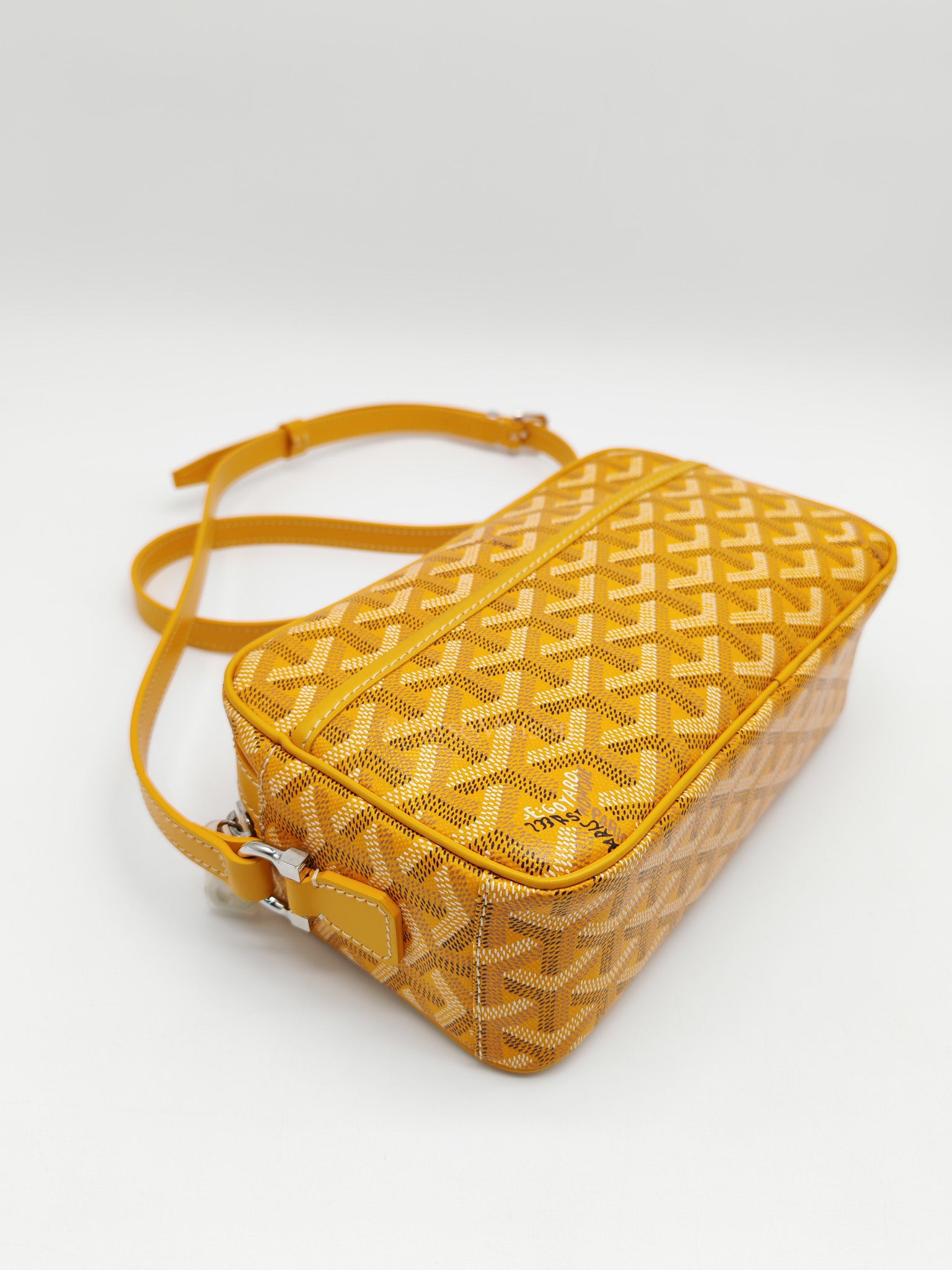 Cap Vert Crossbody Bag PM in Yellow Goyardine Canvas | Purse Maison Luxury Bags Shop
