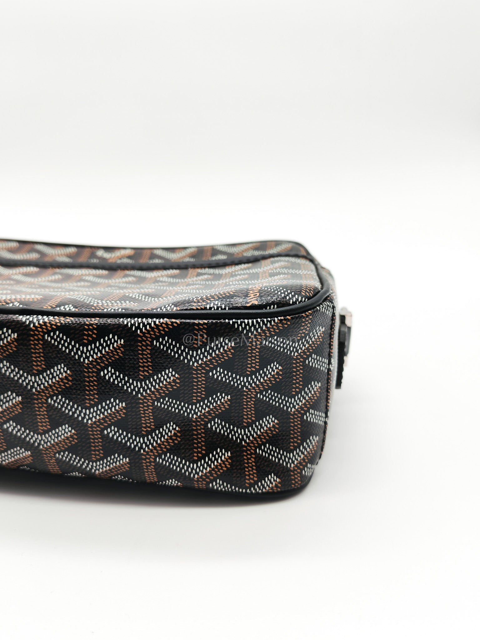 Cap Vert in Black Goyardine Canvas Crossbody Bag | Purse Maison Luxury Bags Shop