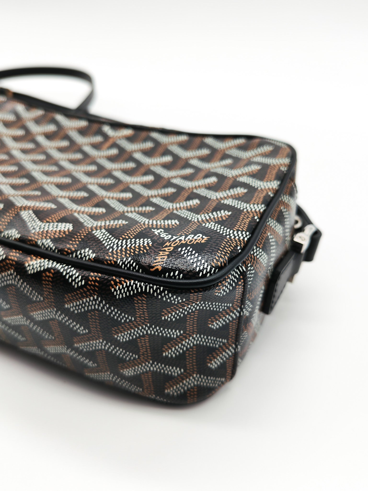 Cap Vert in Black Goyardine Canvas Crossbody Bag | Purse Maison Luxury Bags Shop