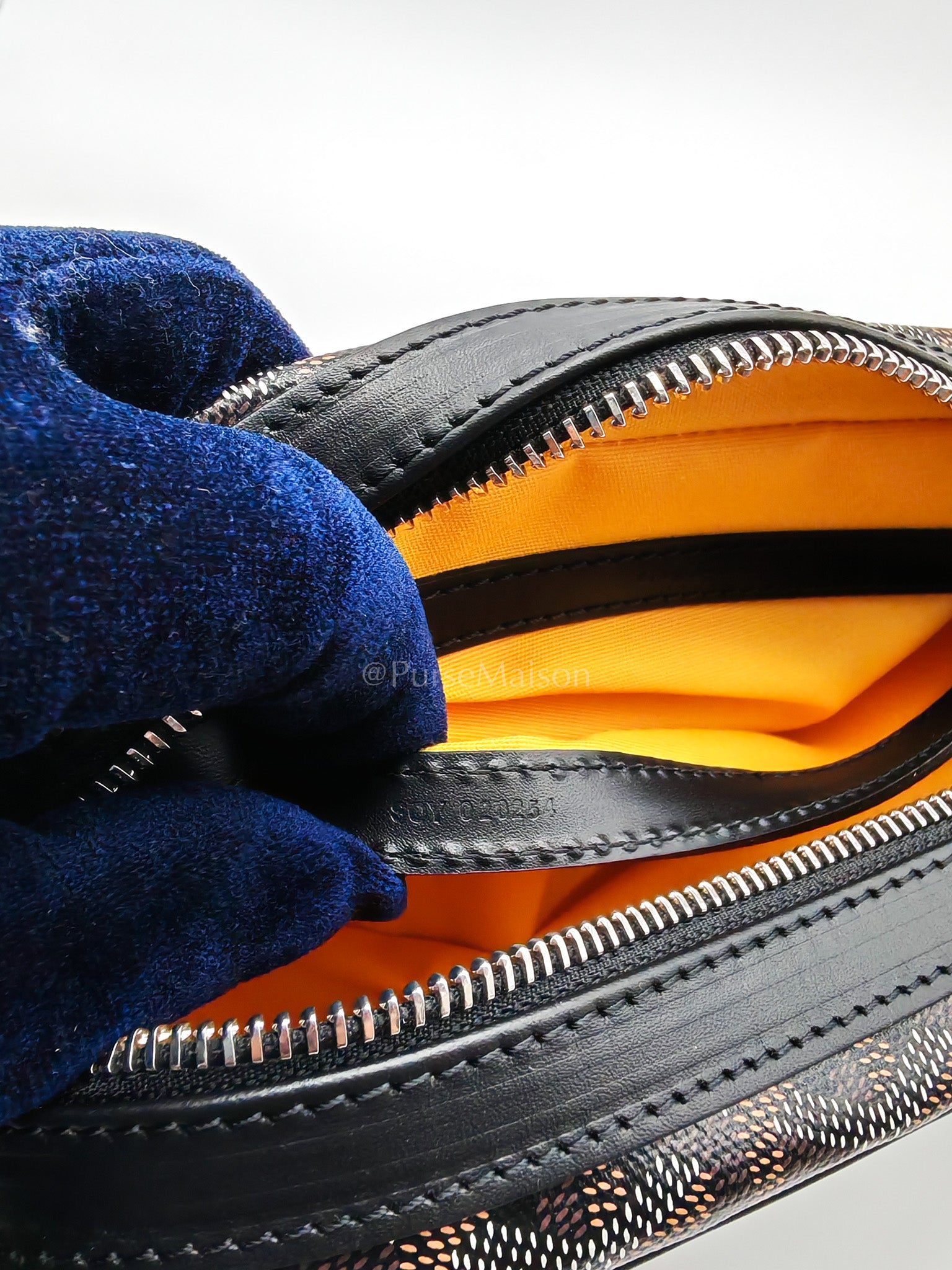 Cap Vert in Black Goyardine Canvas Crossbody Bag | Purse Maison Luxury Bags Shop