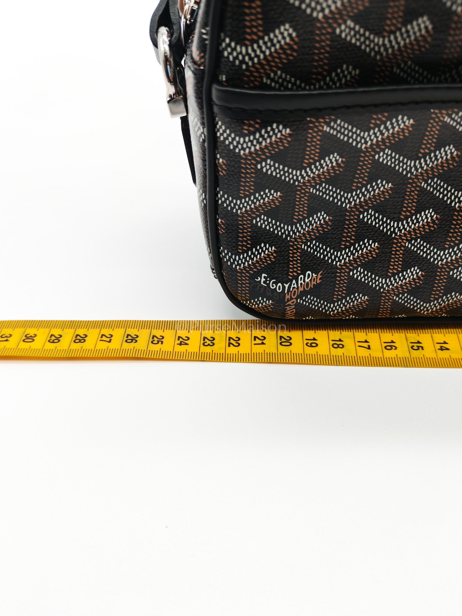 Cap Vert in Black Goyardine Canvas Crossbody Bag | Purse Maison Luxury Bags Shop