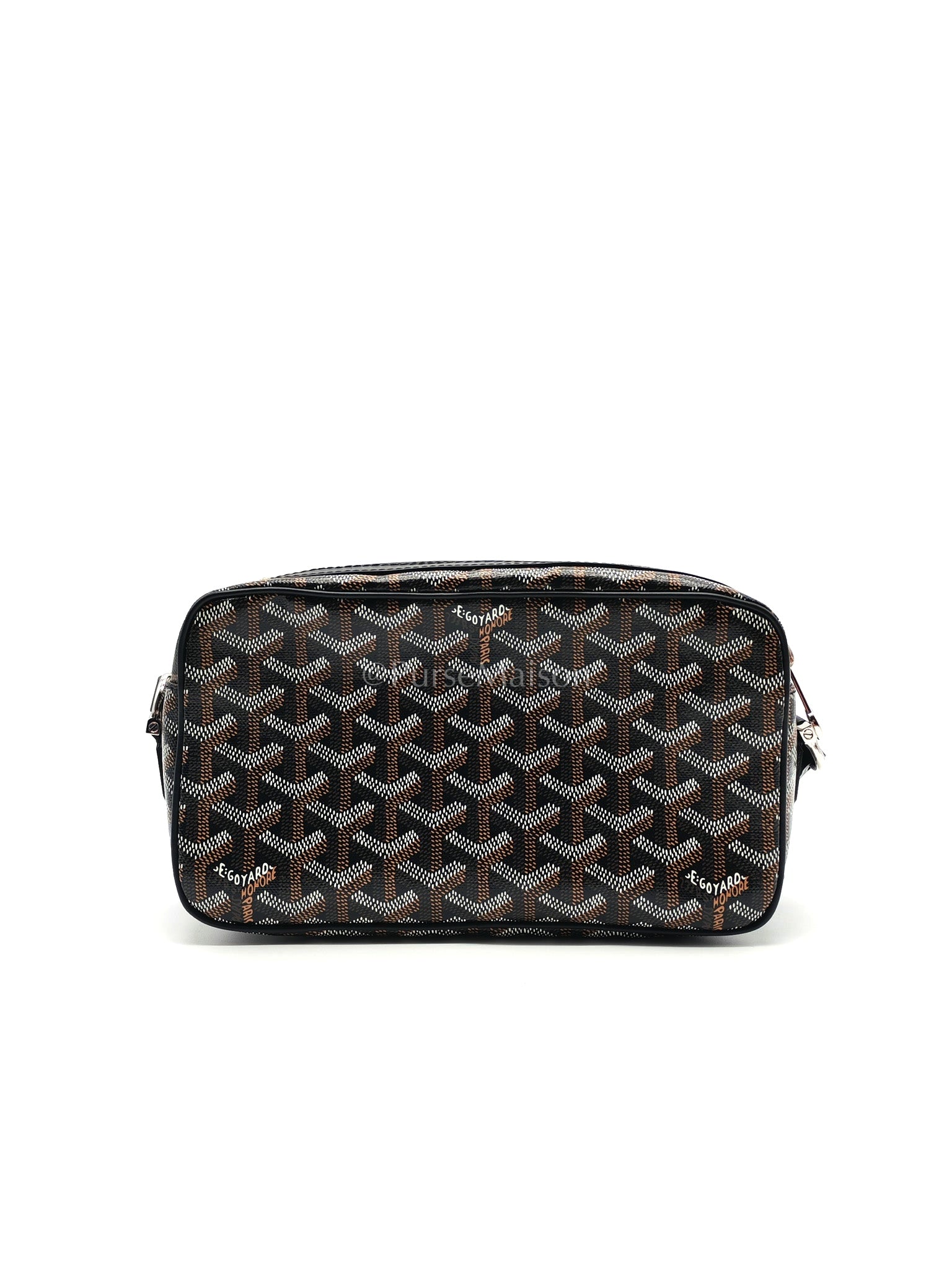 Cap Vert in Black Goyardine Canvas Crossbody Bag | Purse Maison Luxury Bags Shop