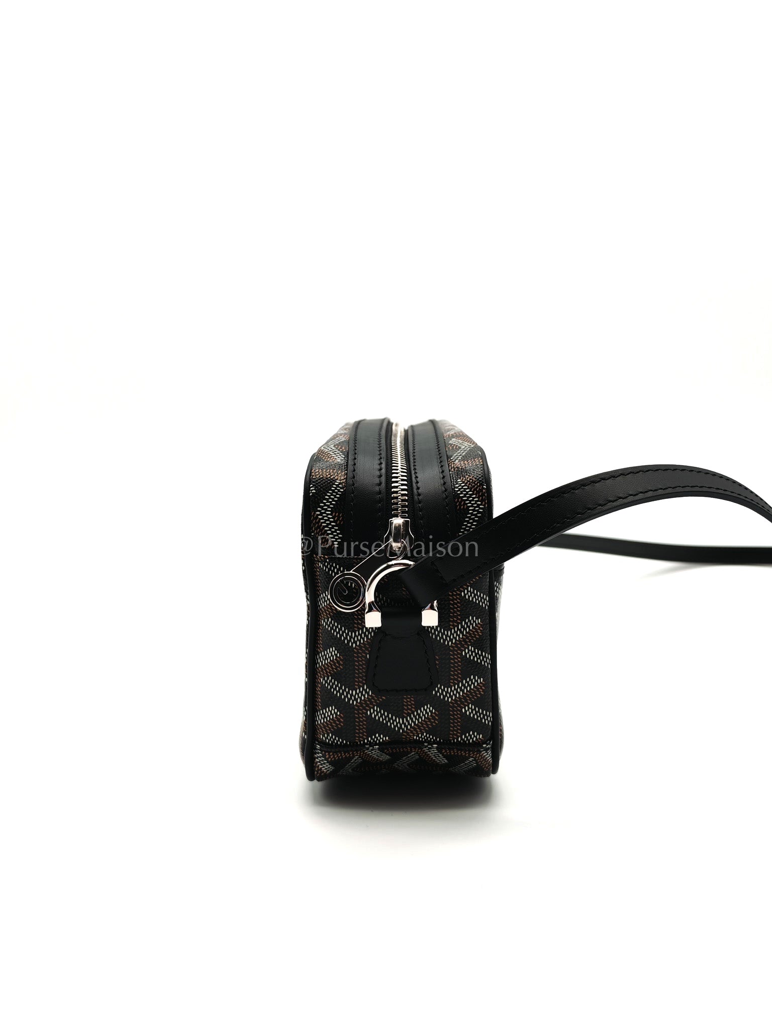 Cap Vert in Black Goyardine Canvas Crossbody Bag | Purse Maison Luxury Bags Shop