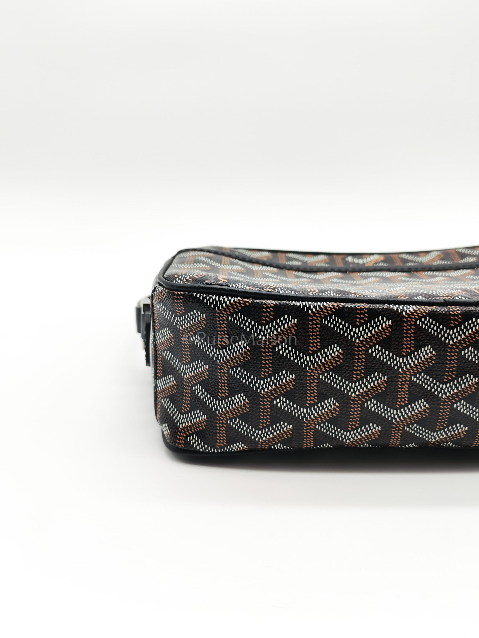 Cap Vert in Black Goyardine Canvas Crossbody Bag | Purse Maison Luxury Bags Shop