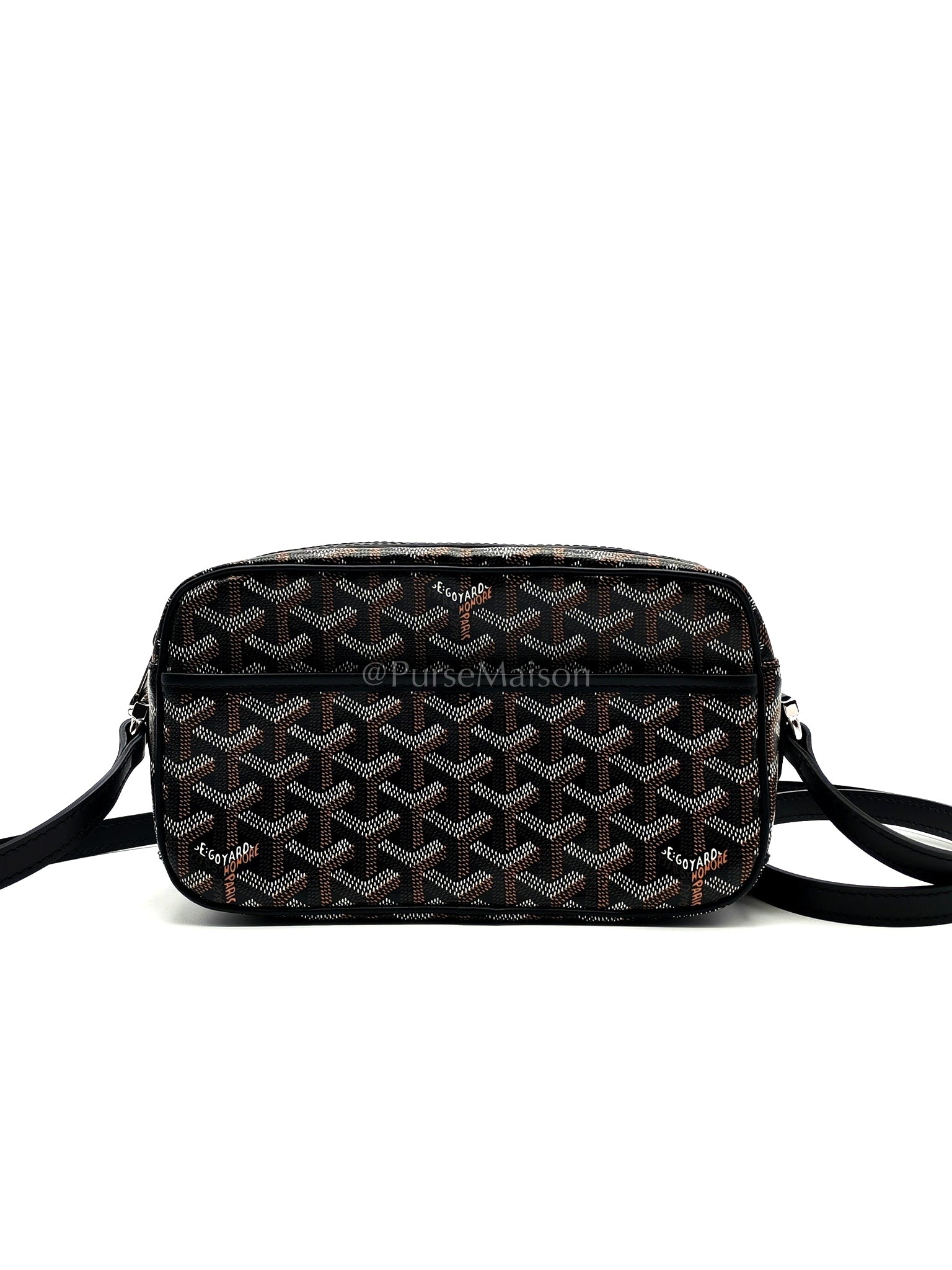 Cap Vert in Black Goyardine Canvas Crossbody Bag | Purse Maison Luxury Bags Shop