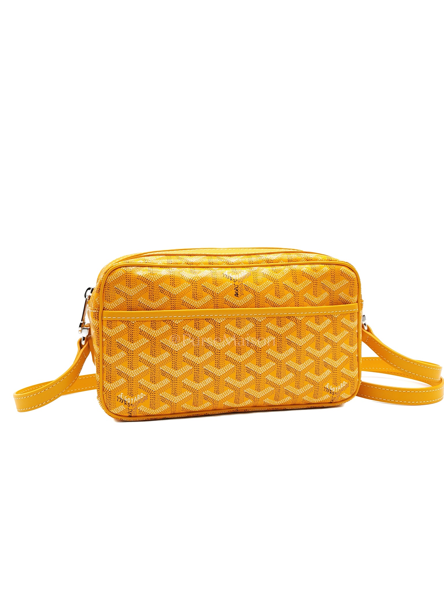 Cap Vert PM in Yellow Goyardine Canvas Crossbody Bag | Purse Maison Luxury Bags Shop