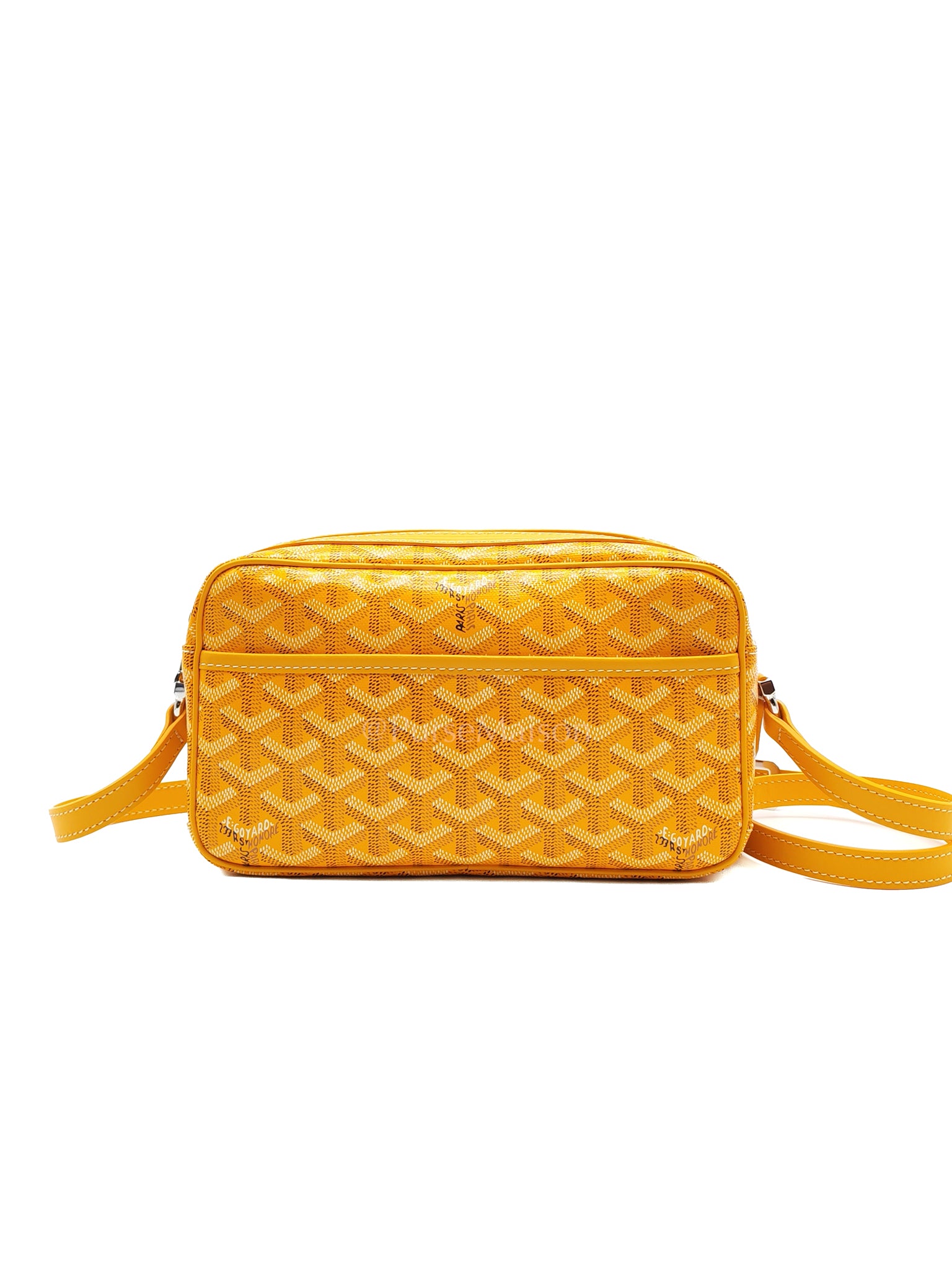 Cap Vert PM in Yellow Goyardine Canvas Crossbody Bag | Purse Maison Luxury Bags Shop