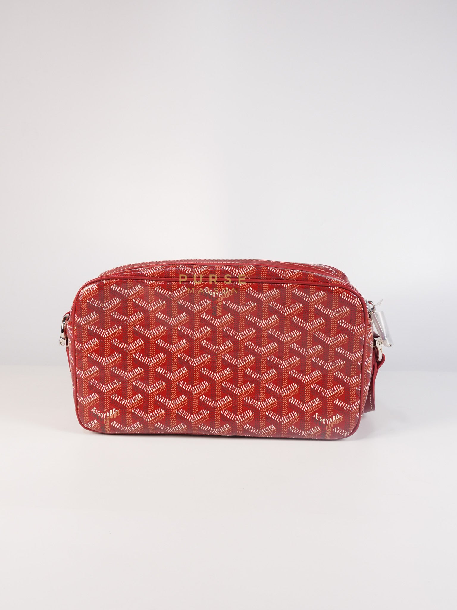 Cap Vert Red in Goyardine Canvas | Purse Maison Luxury Bags Shop