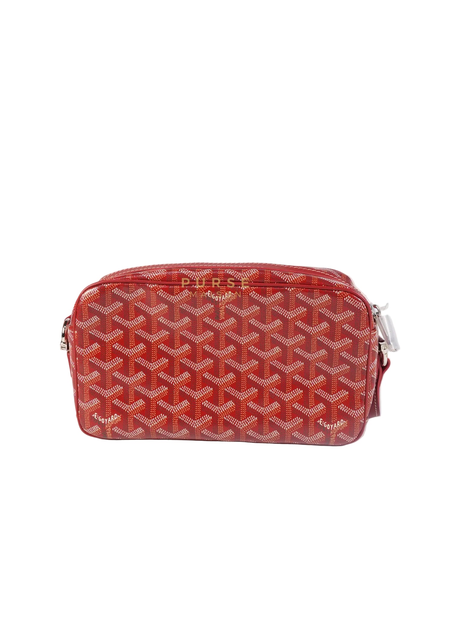 Cap Vert Red in Goyardine Canvas | Purse Maison Luxury Bags Shop