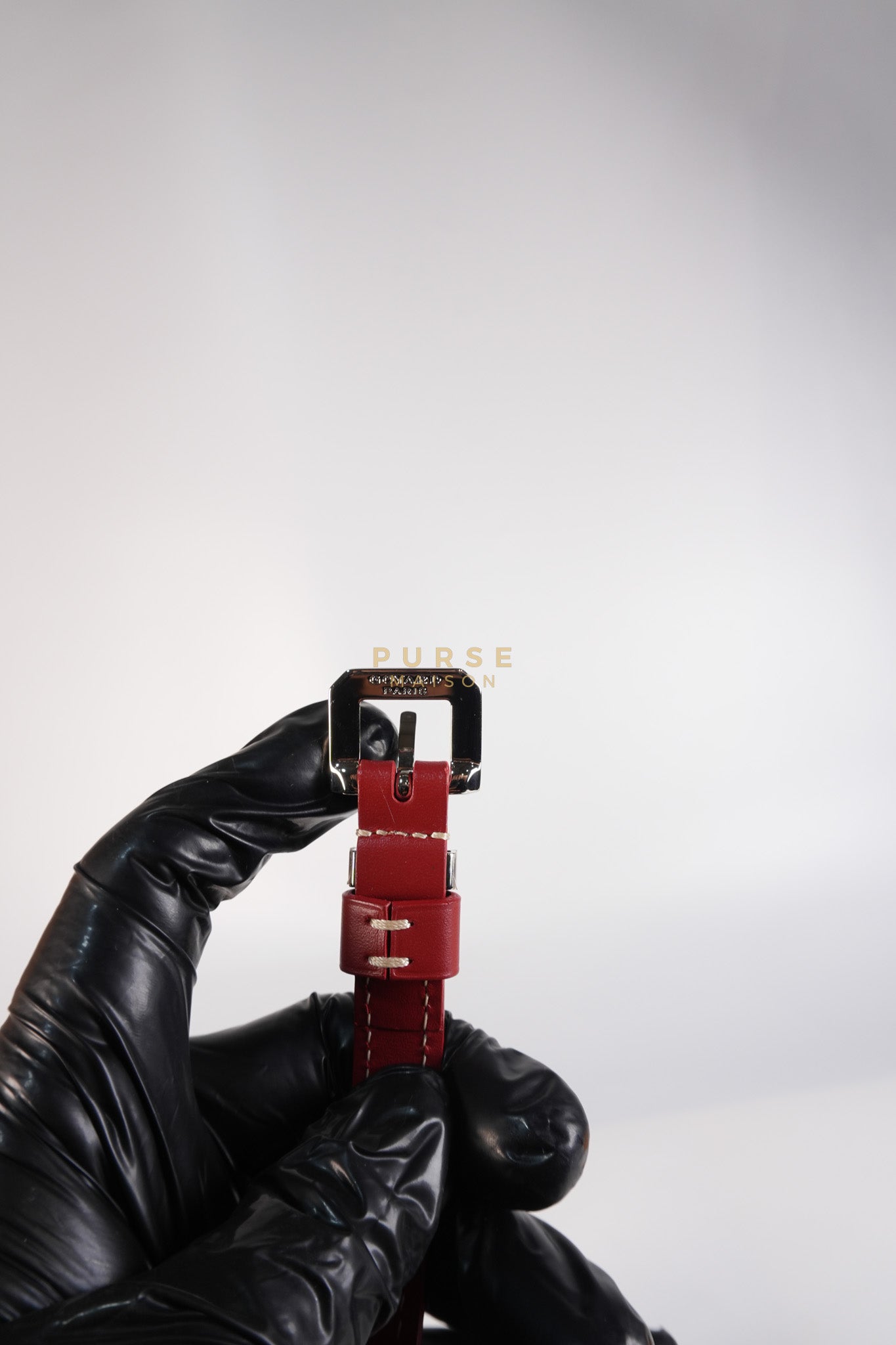 Cap Vert Red in Goyardine Canvas | Purse Maison Luxury Bags Shop