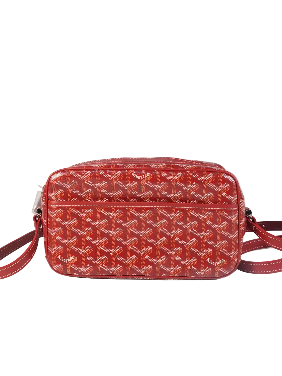 Cap Vert Red in Goyardine Canvas | Purse Maison Luxury Bags Shop