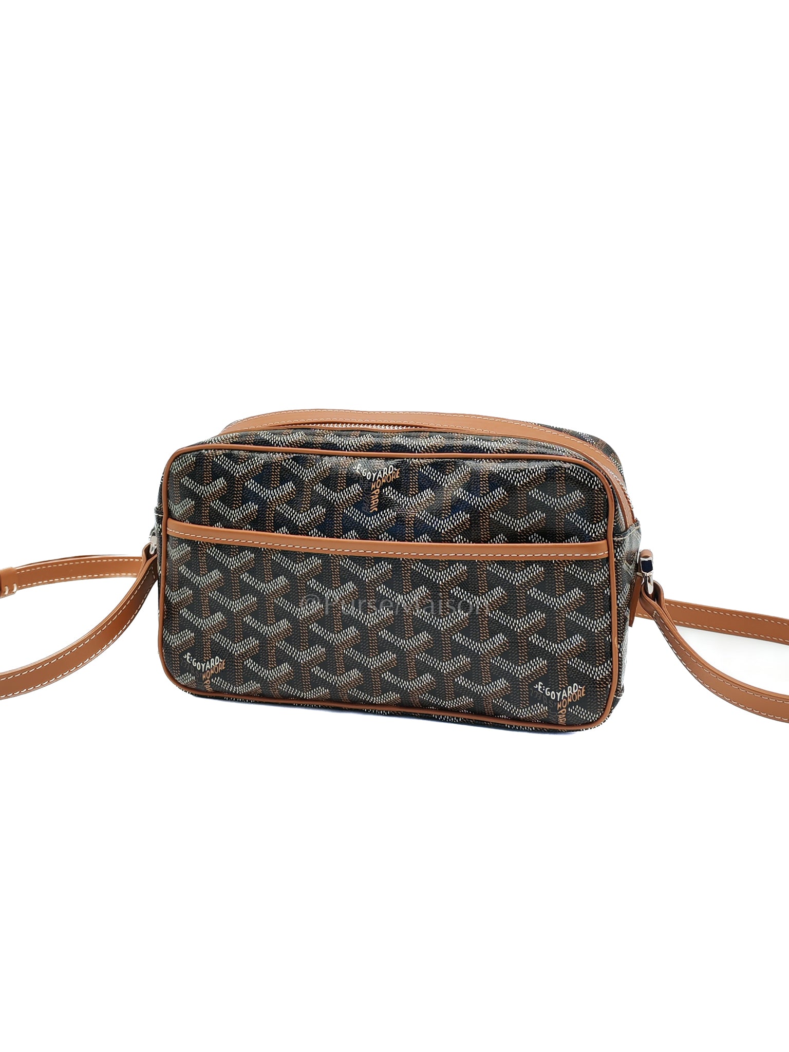 Cap Vert Tan in Goyardine Canvas Crossbody Bag | Purse Maison Luxury Bags Shop