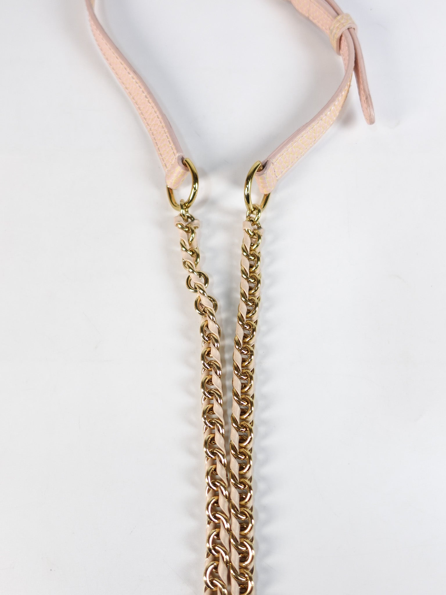 Capucines BB in Peach Mother of Pearl Taurillon Leather | Purse Maison Luxury Bags Shop