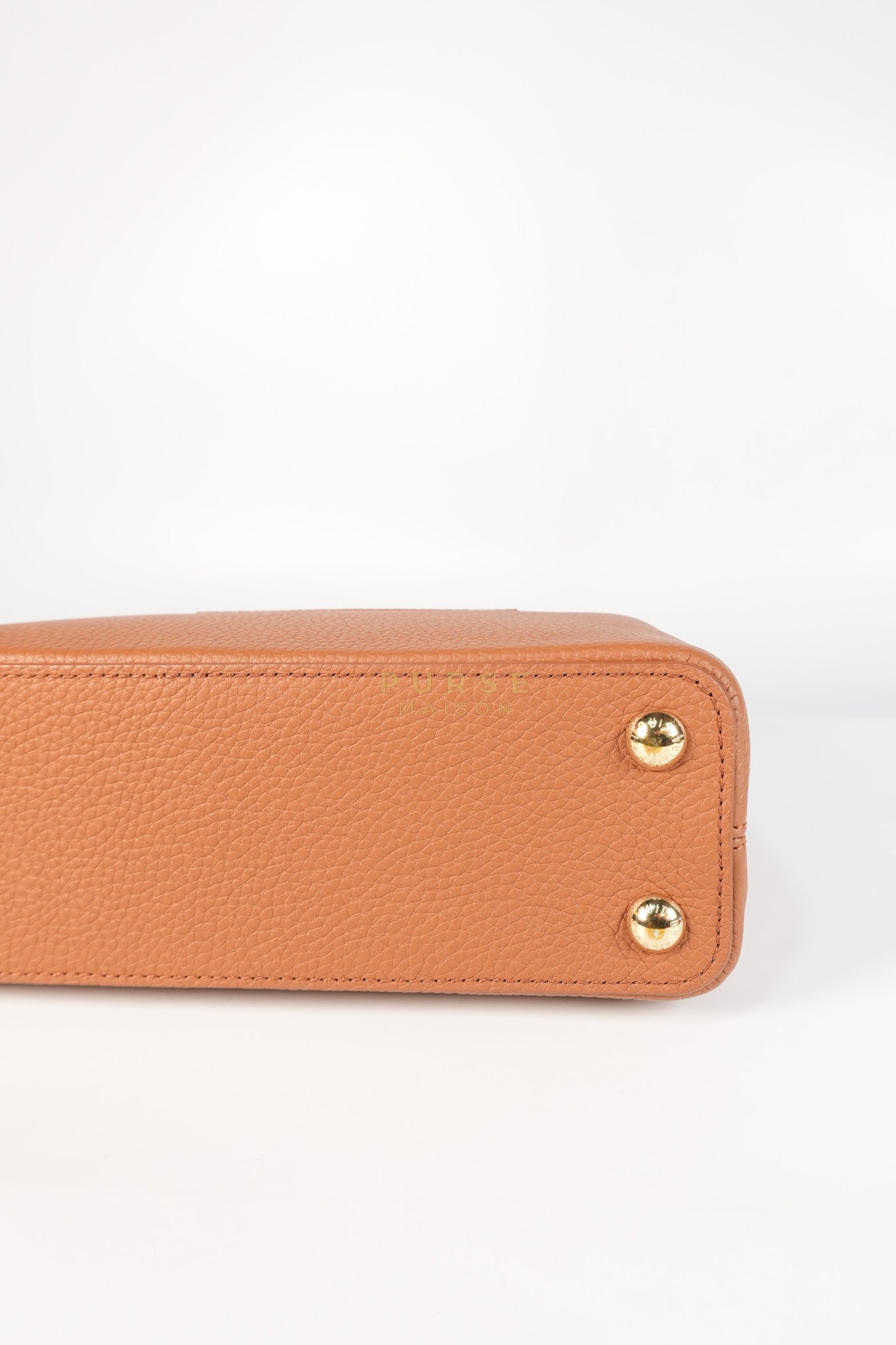 Capucines BB Tri-color Taurillon Calfskin Leather (Microchip) | Purse Maison Luxury Bags Shop