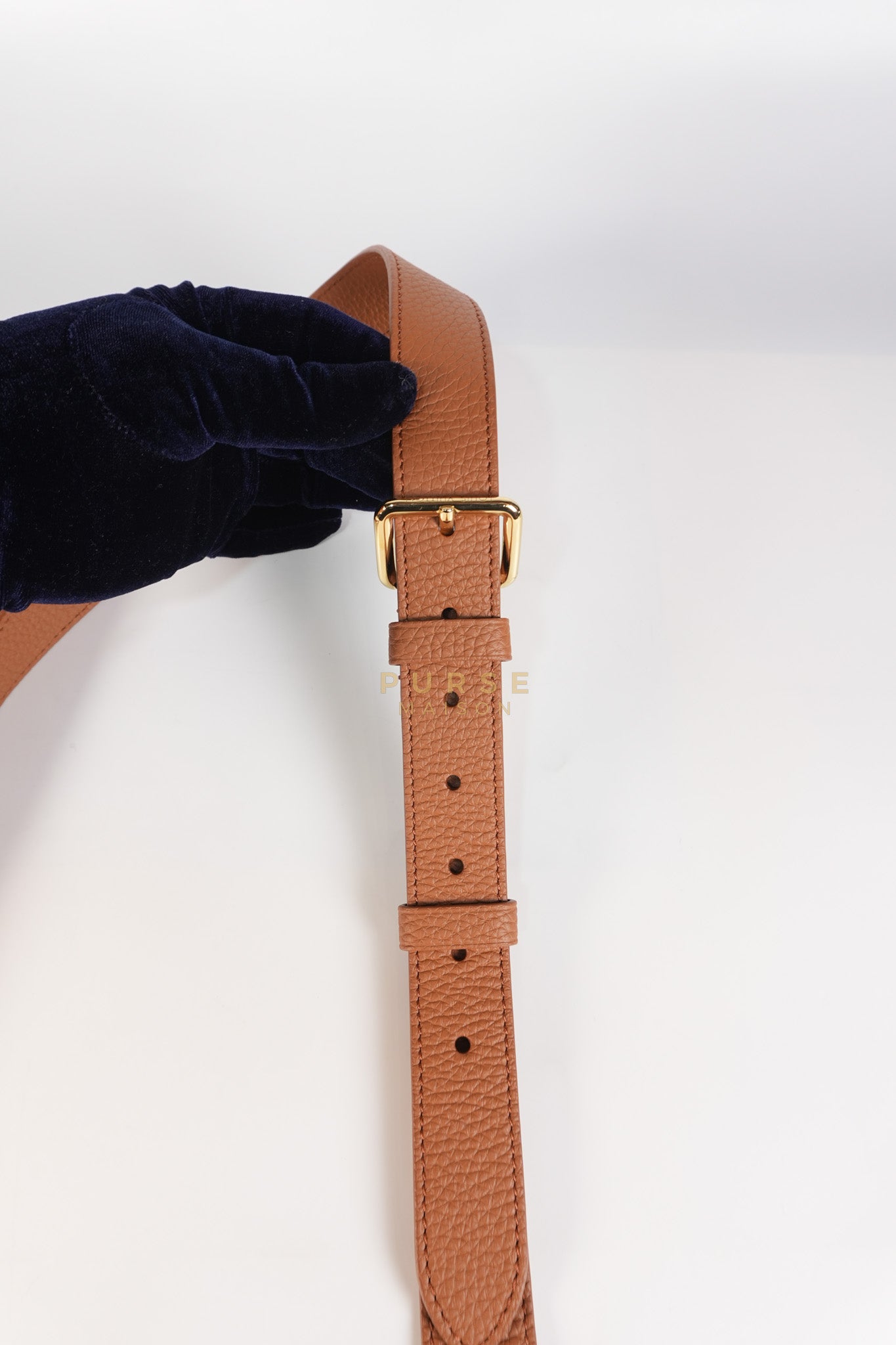 Capucines BB Tri-color Taurillon Calfskin Leather (Microchip) | Purse Maison Luxury Bags Shop