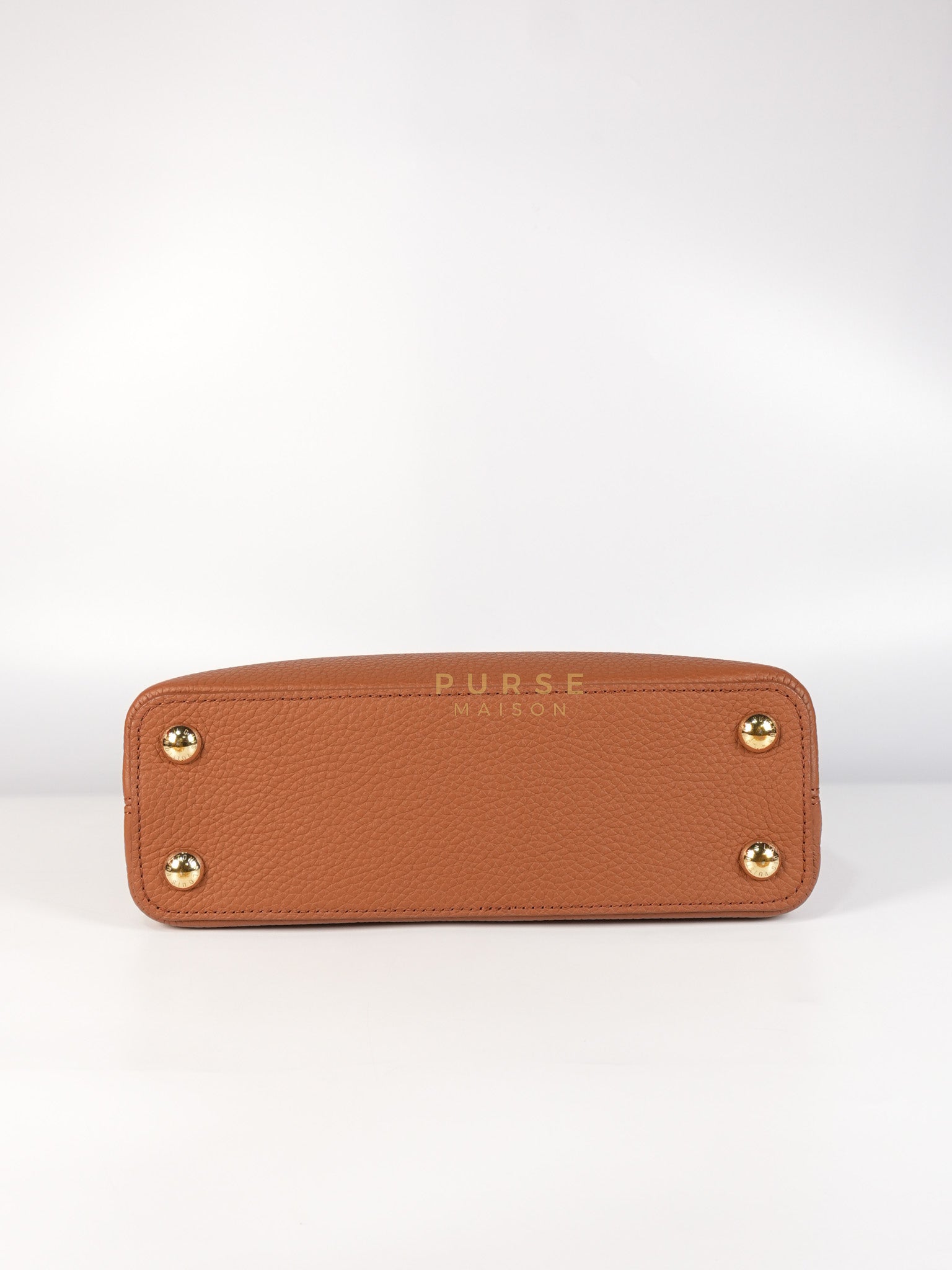 Capucines BB Tri-color Taurillon Calfskin Leather (Microchip) | Purse Maison Luxury Bags Shop