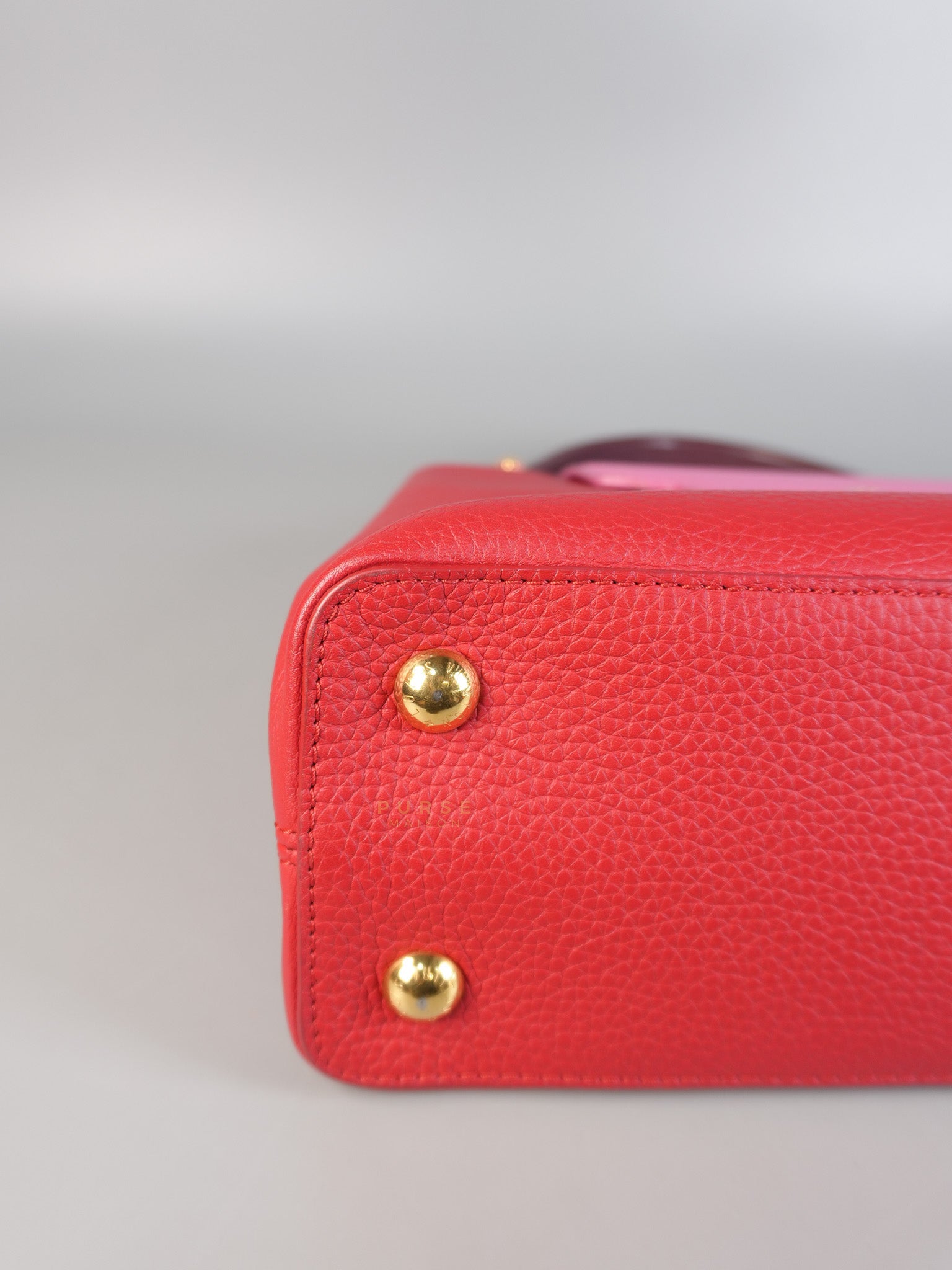 Capucines MM Tri-Color Shoulder Bag (Date Code: TR3107) | Purse Maison Luxury Bags Shop