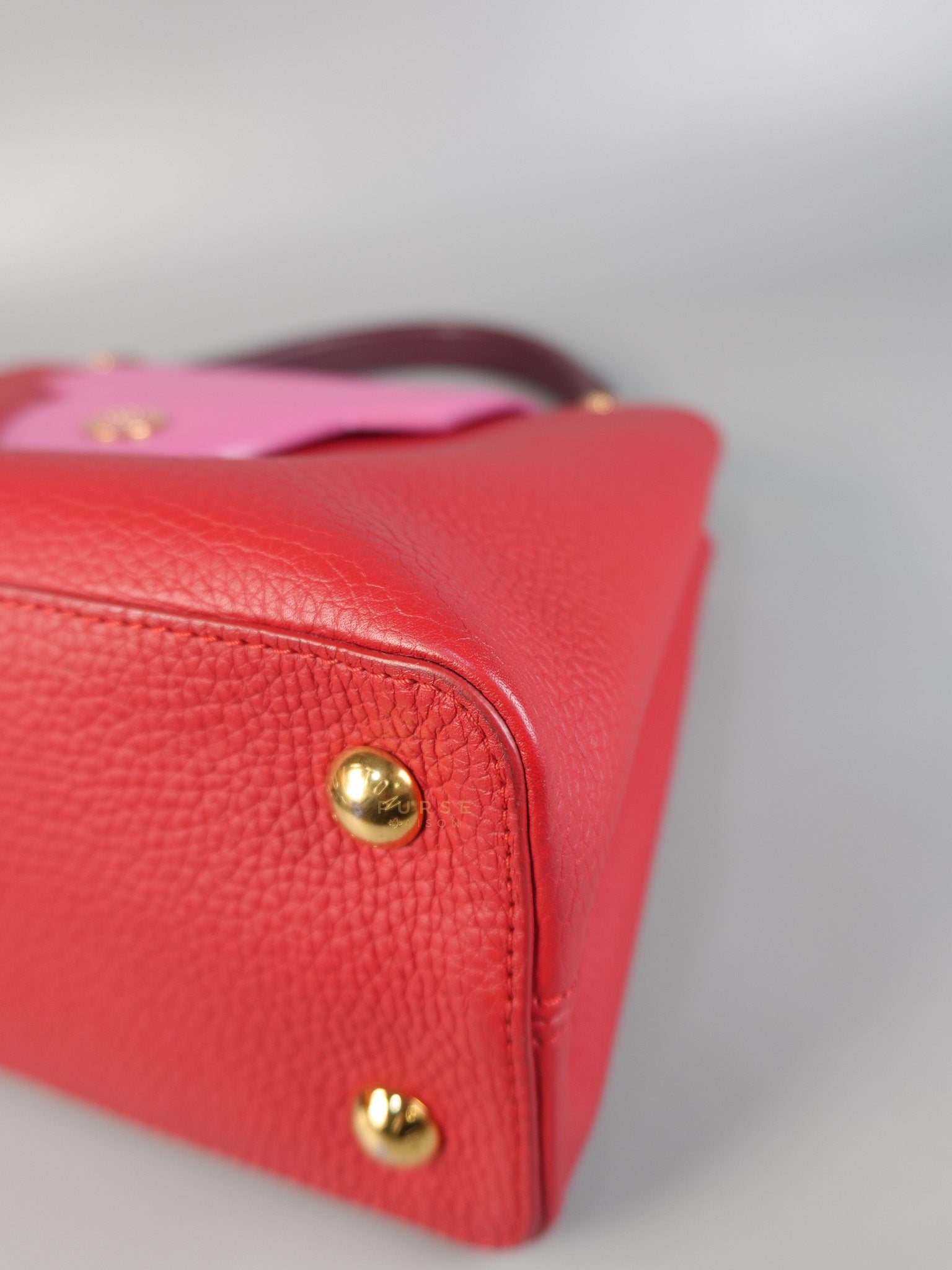 Capucines MM Tri-Color Shoulder Bag (Date Code: TR3107) | Purse Maison Luxury Bags Shop