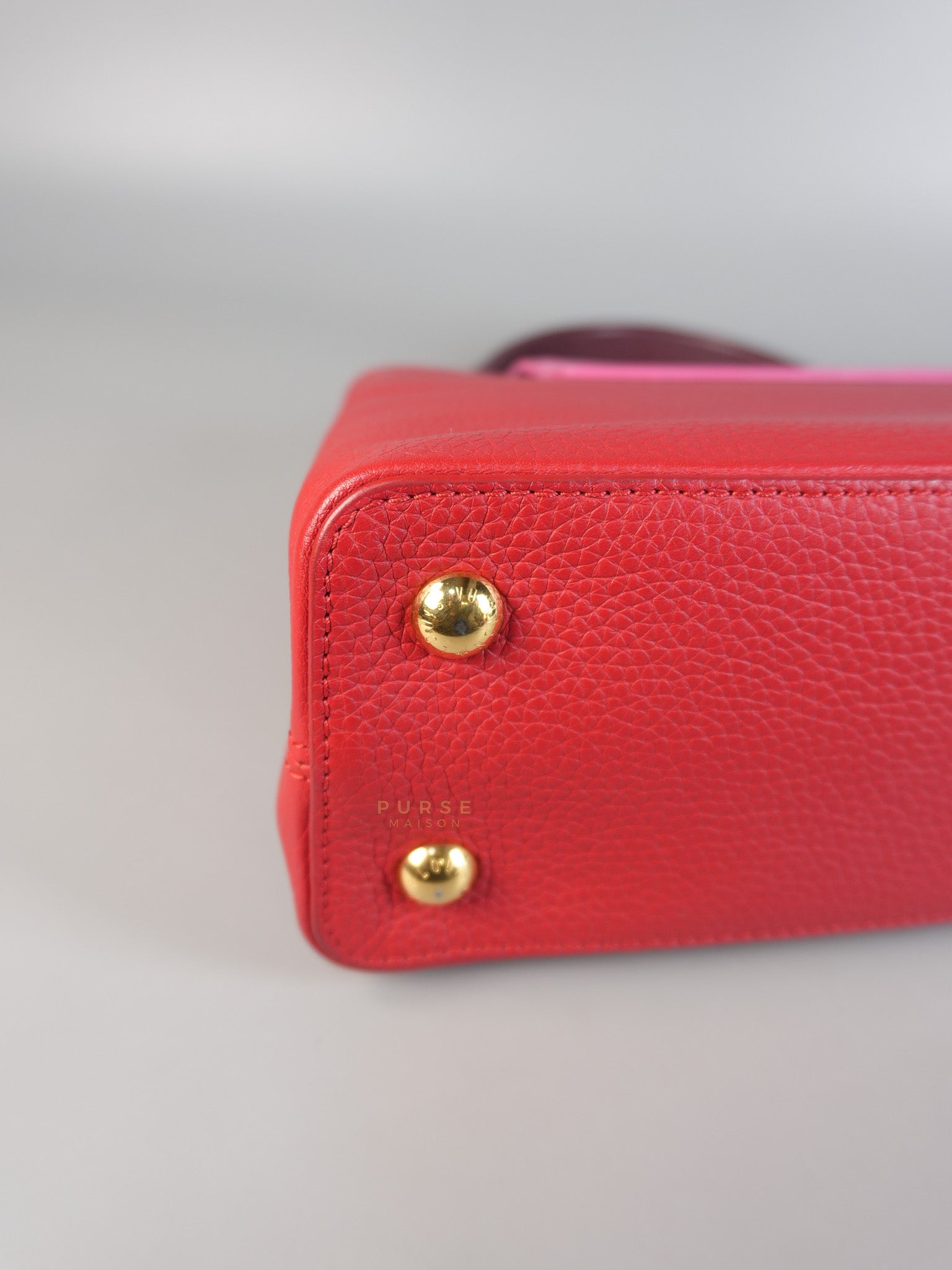 Capucines MM Tri-Color Shoulder Bag (Date Code: TR3107) | Purse Maison Luxury Bags Shop