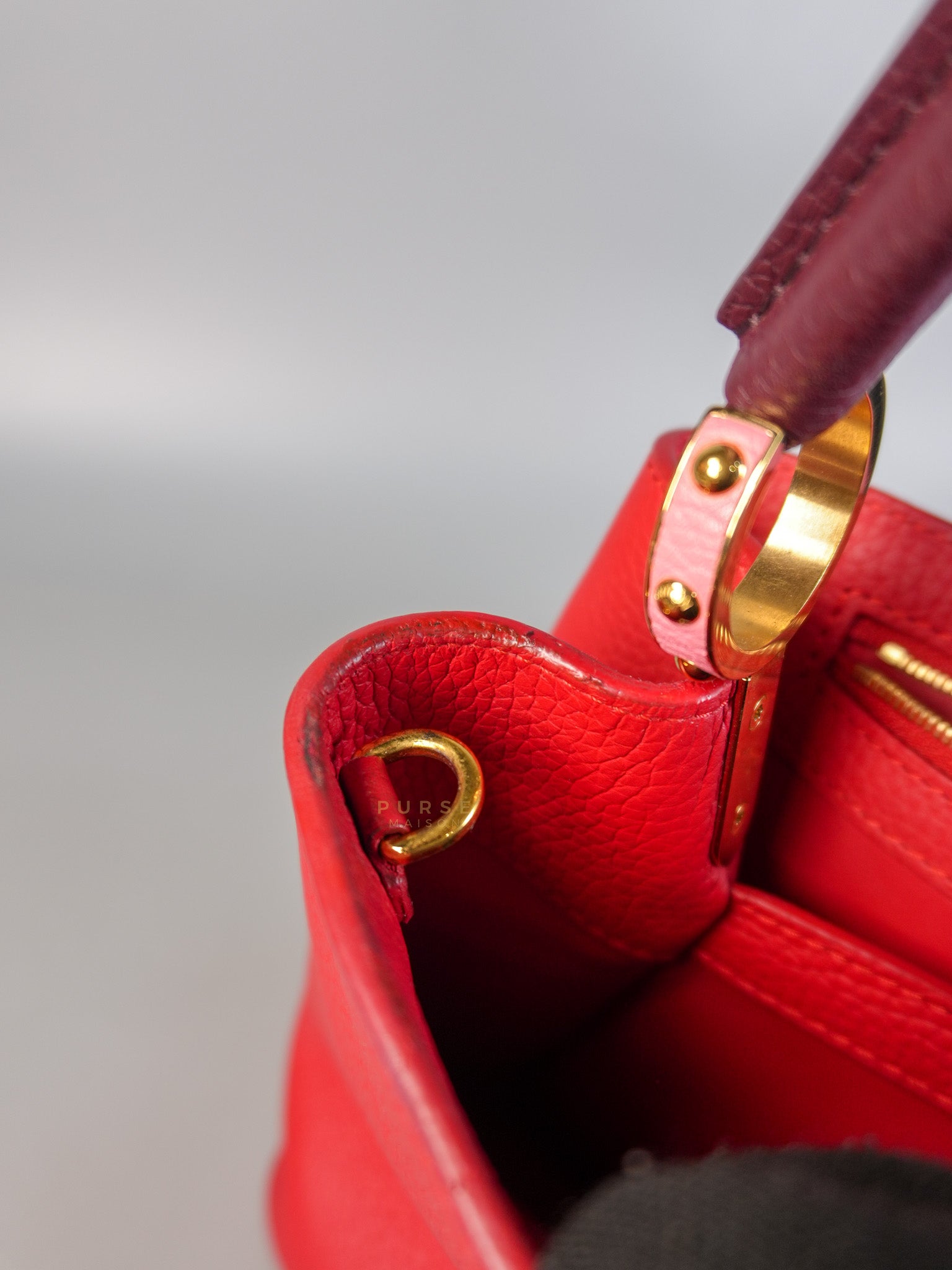 Capucines MM Tri-Color Shoulder Bag (Date Code: TR3107) | Purse Maison Luxury Bags Shop