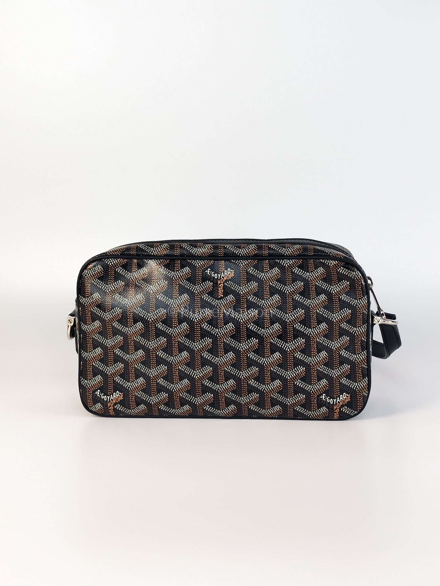 Capvert in Black/Noir Goyardine Canvas | Purse Maison Luxury Bags Shop