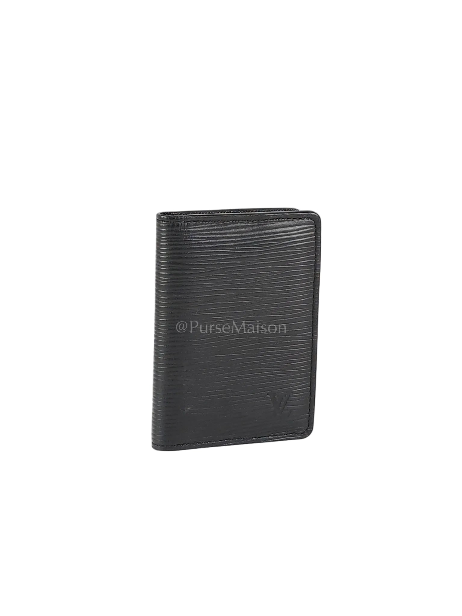 Card Holder in Black Epi Leather (Date code: CT4129) | Purse Maison Luxury Bags Shop