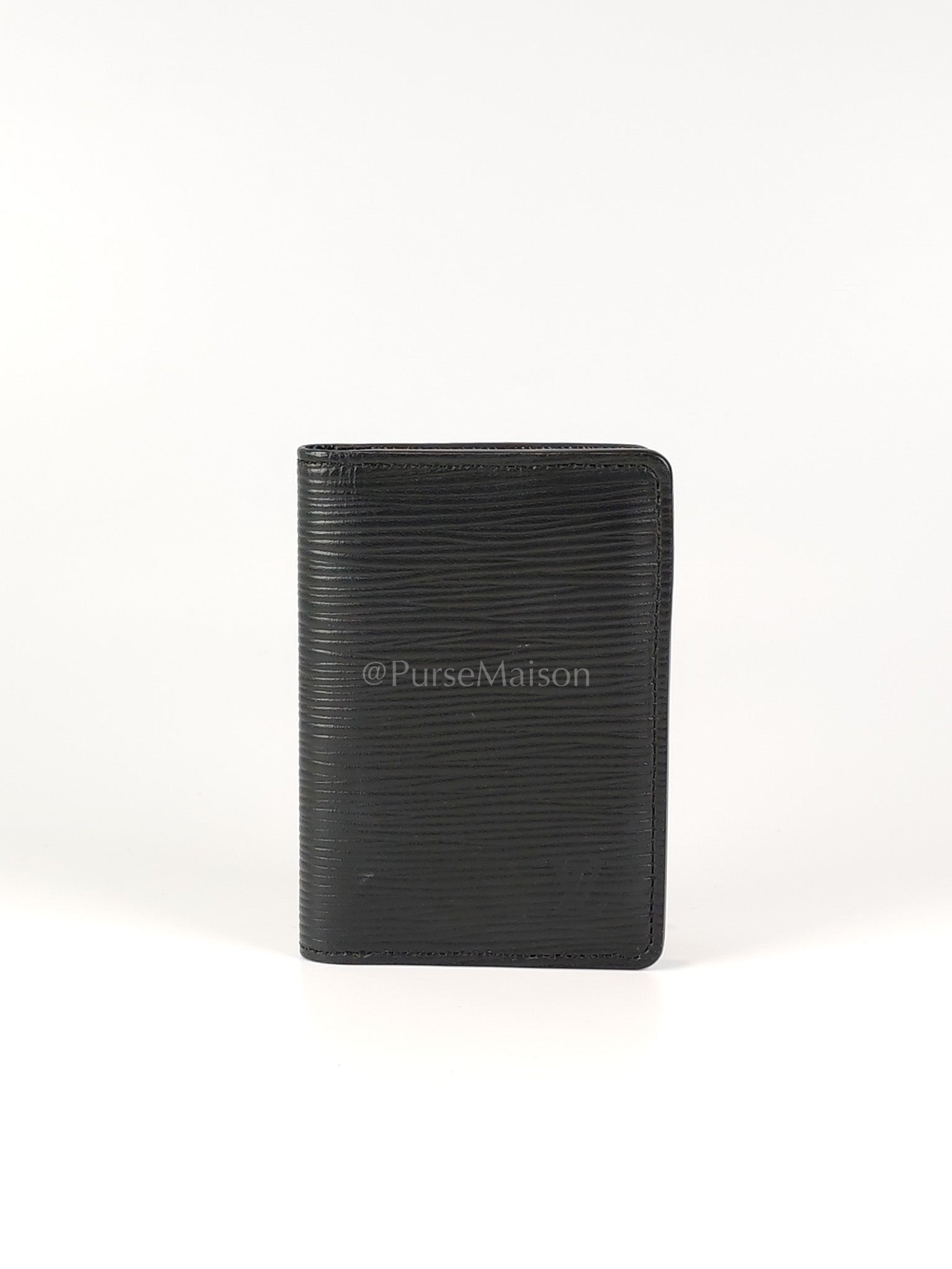 Card Holder in Black Epi Leather (Date code: CT4129) | Purse Maison Luxury Bags Shop