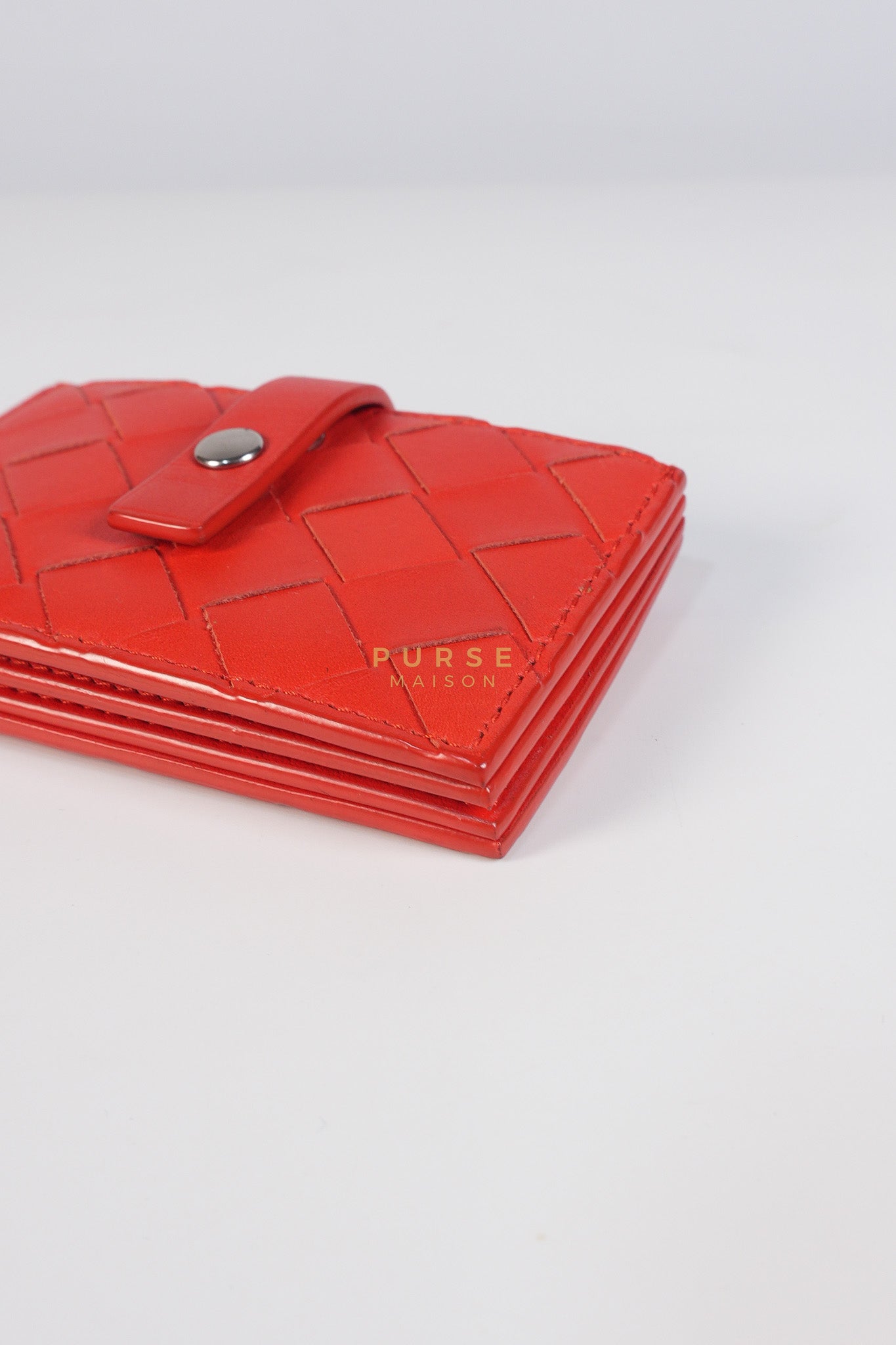 Card Holder Wallet in Red | Purse Maison Luxury Bags Shop