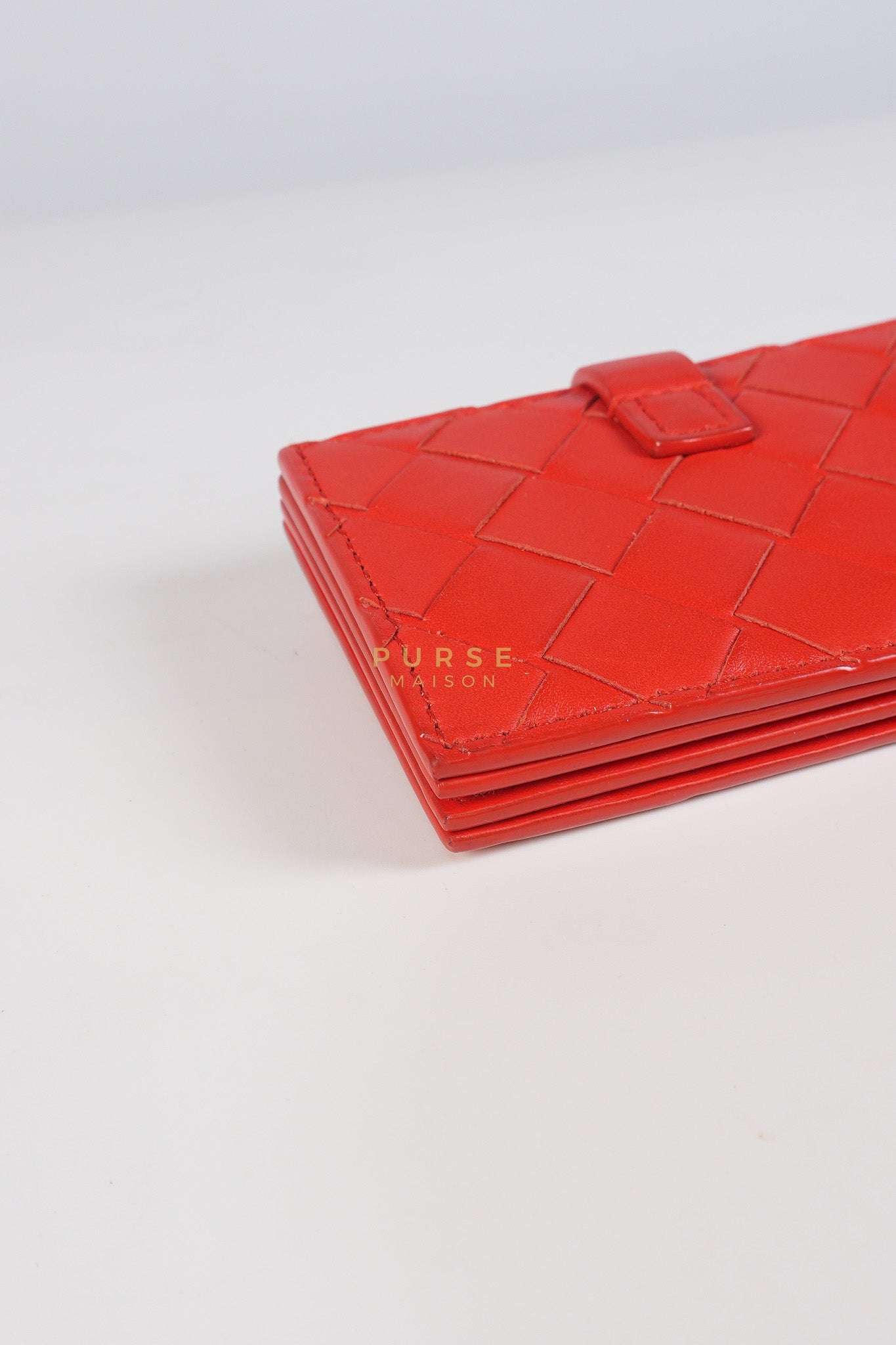 Card Holder Wallet in Red | Purse Maison Luxury Bags Shop