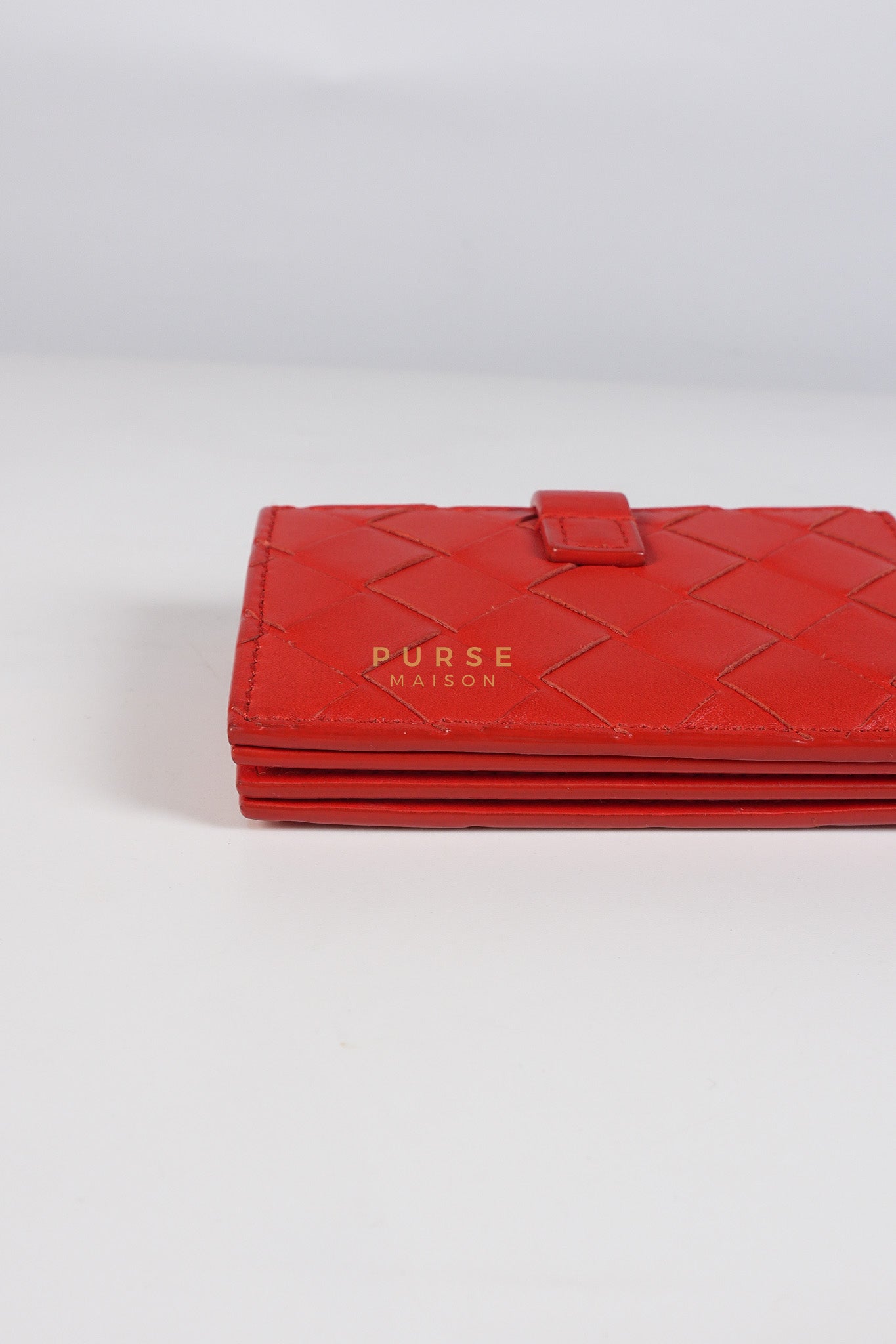 Card Holder Wallet in Red | Purse Maison Luxury Bags Shop