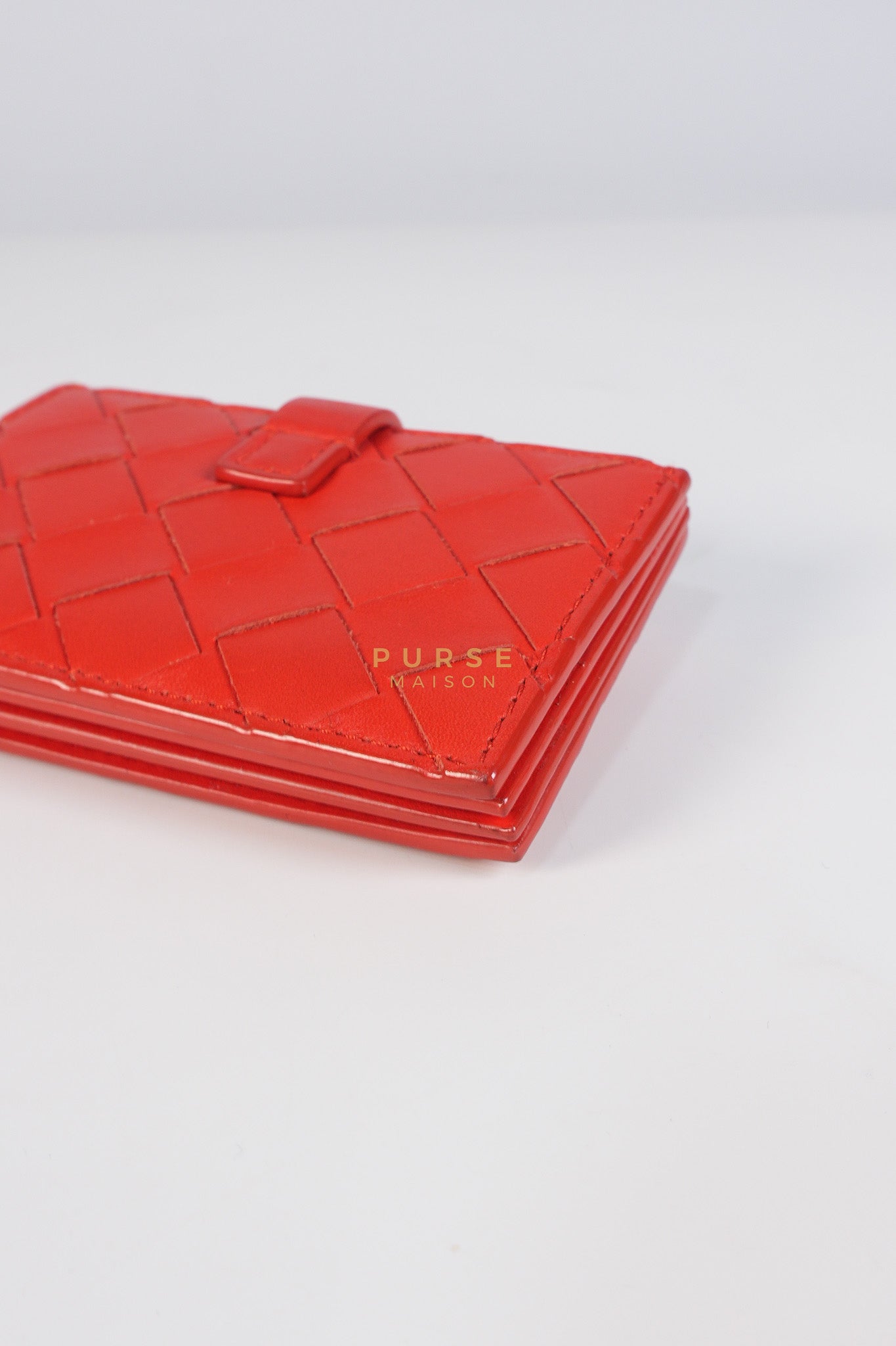 Card Holder Wallet in Red | Purse Maison Luxury Bags Shop