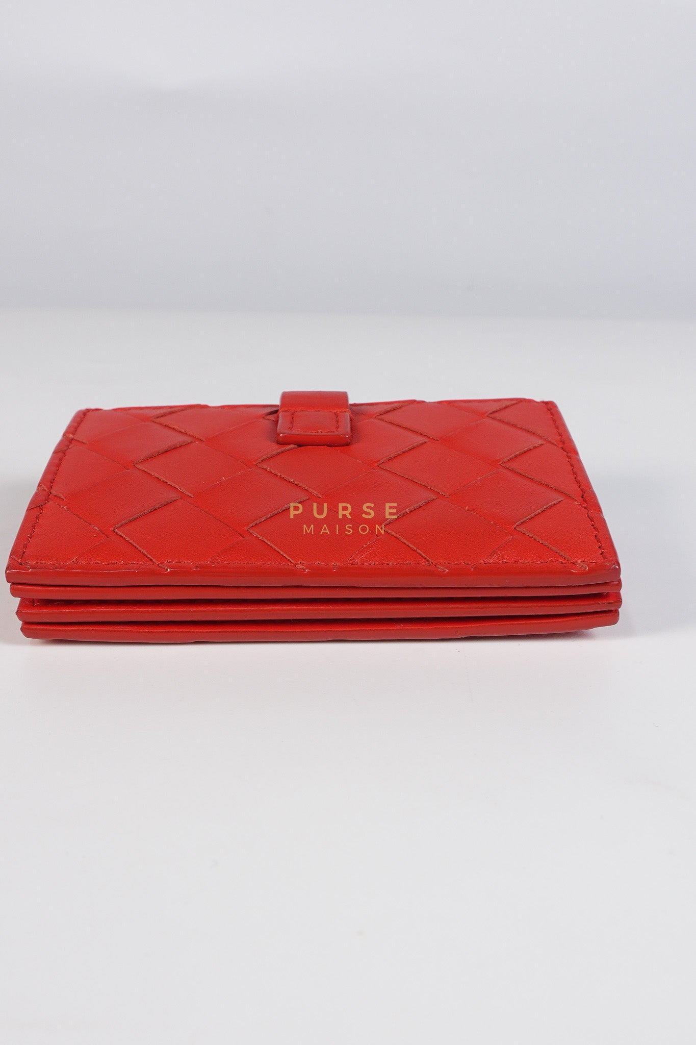 Card Holder Wallet in Red | Purse Maison Luxury Bags Shop