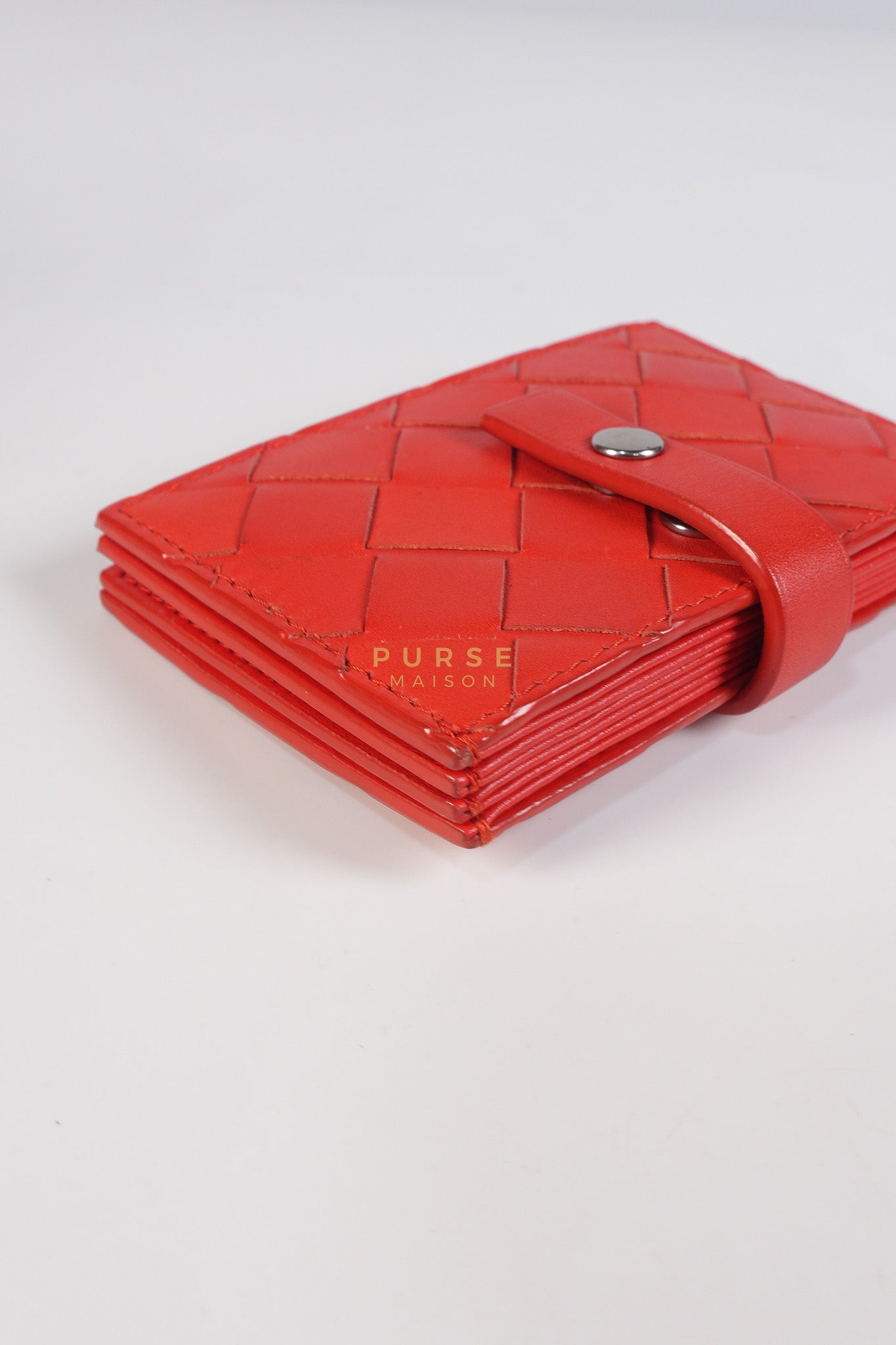 Card Holder Wallet in Red | Purse Maison Luxury Bags Shop