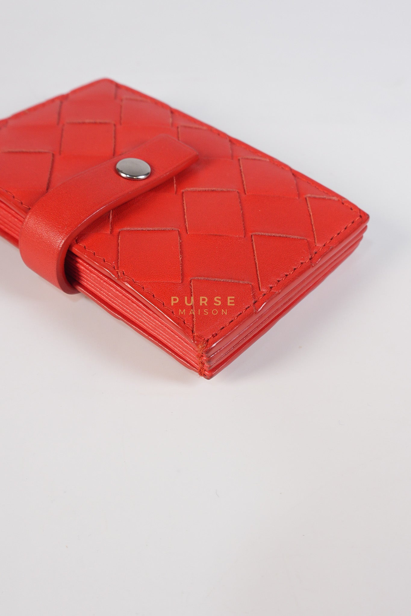 Card Holder Wallet in Red | Purse Maison Luxury Bags Shop