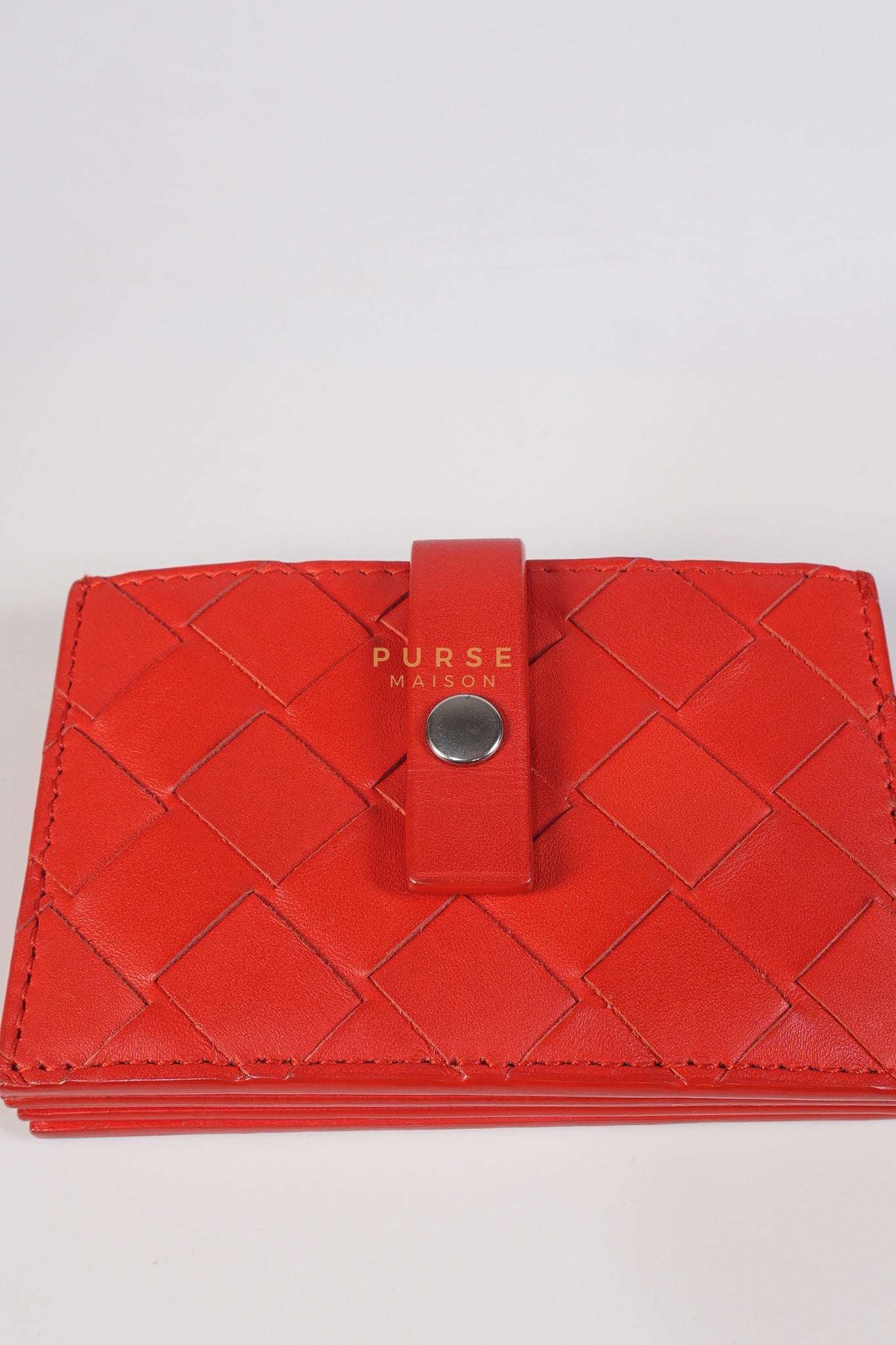 Card Holder Wallet in Red | Purse Maison Luxury Bags Shop